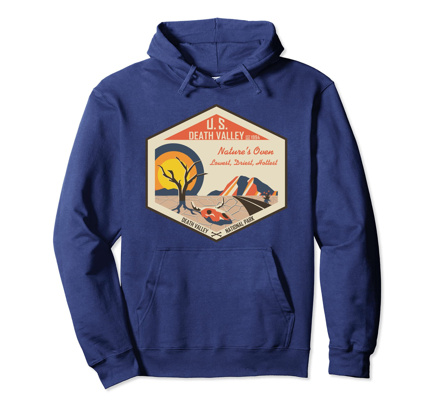 Death Valley National Park Ca Hoodie - Fun Novelty Design for Adults - T-Shirt, Sweatshirt, Hoodie