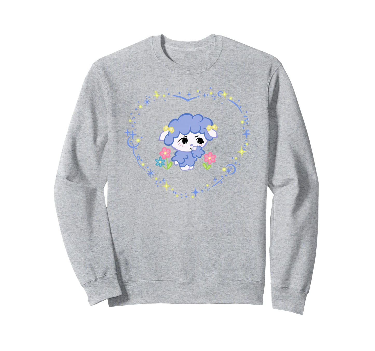Y2K Coquette Soft Sheep Lamb Sweatshirt - Trendy Graphic for Adults - T-Shirt, Sweatshirt, Hoodie