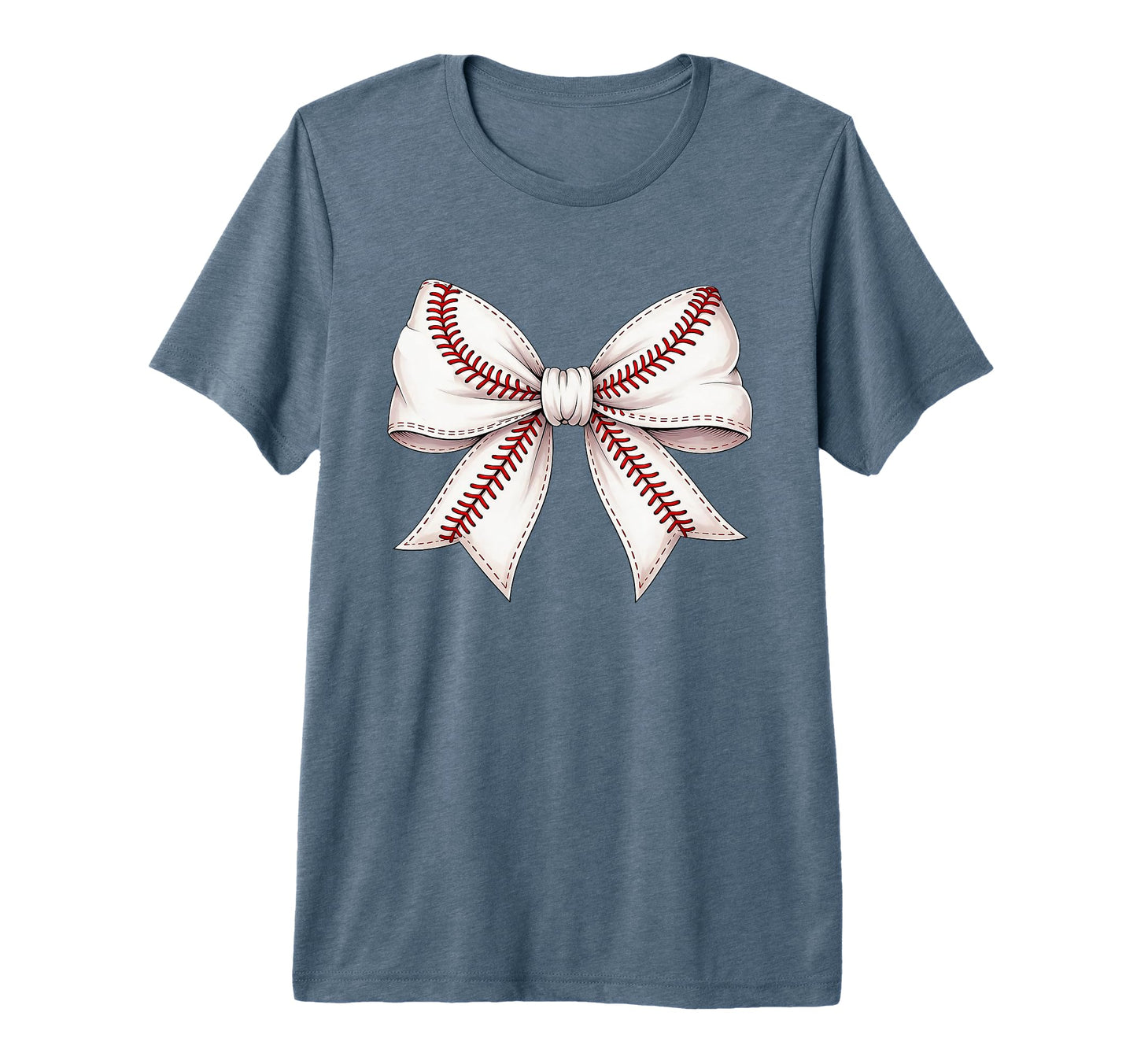 Baseball Bow Mothers Day Baseball Mom T-Shirt - Trendy Graphic for Adults - T-Shirt, Sweatshirt, Hoodie