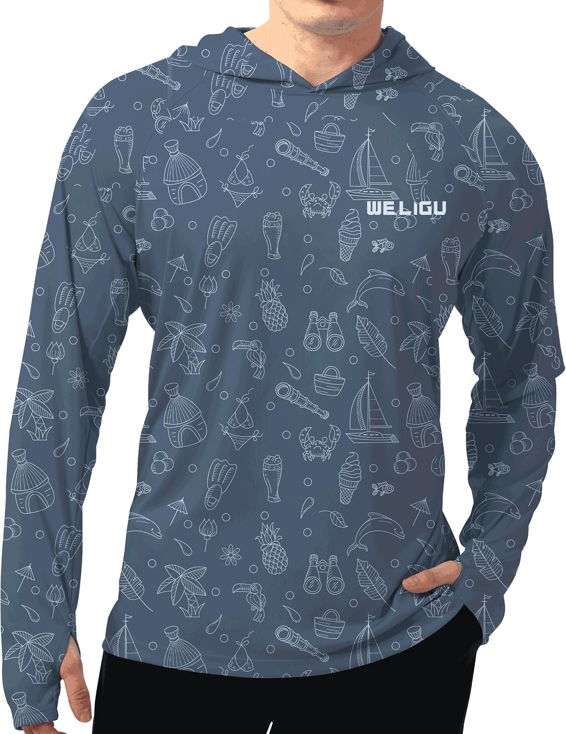 Men's UPF 50+ Sun Protection SPF Fishing Outdoor UV - Adult & Kids T-Shirts, Sweatshirts & Hoodies apparel design preview 1