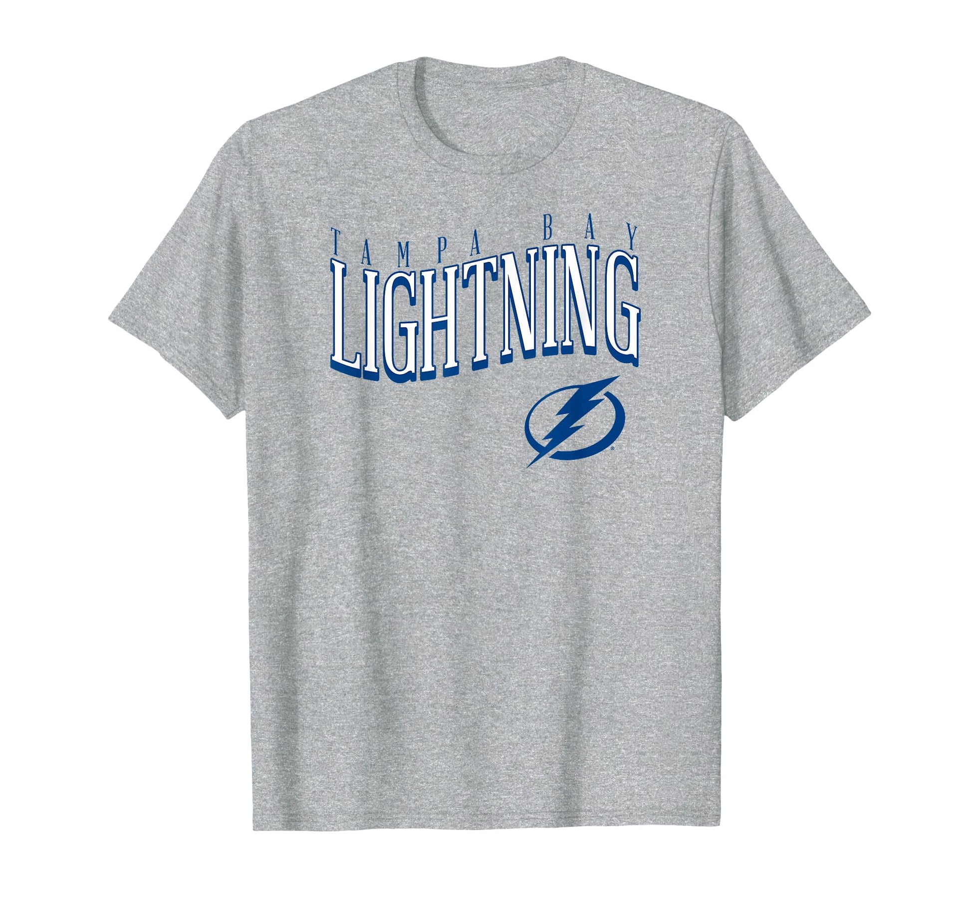 Tampa Bay Lightning Wave Gray Nhl T-Shirt - Novelty Apparel Men Women - T-Shirt, Sweatshirt, Hoodie
