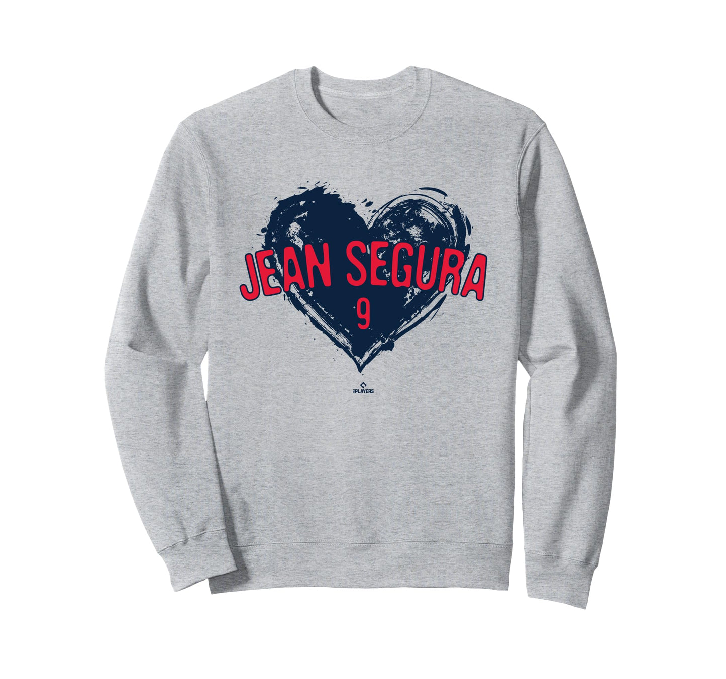 Distressed Heart Jean Segura Sweatshirt - Fun Novelty Design for Adults - T-Shirt, Sweatshirt, Hoodie