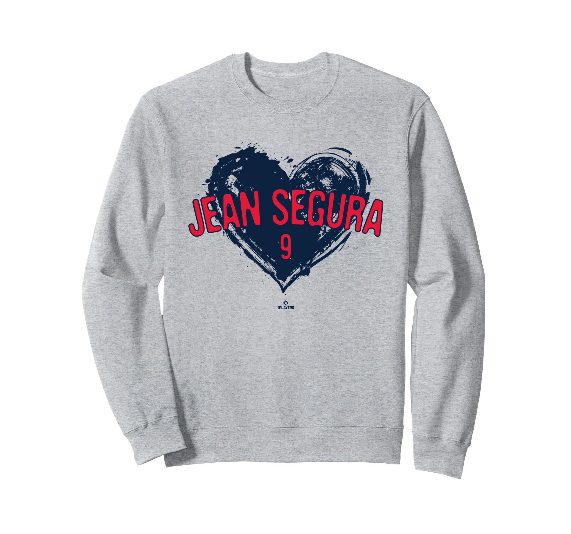 Distressed Heart Jean Segura Sweatshirt - Fun Novelty Design for Adults - T-Shirt, Sweatshirt, Hoodie