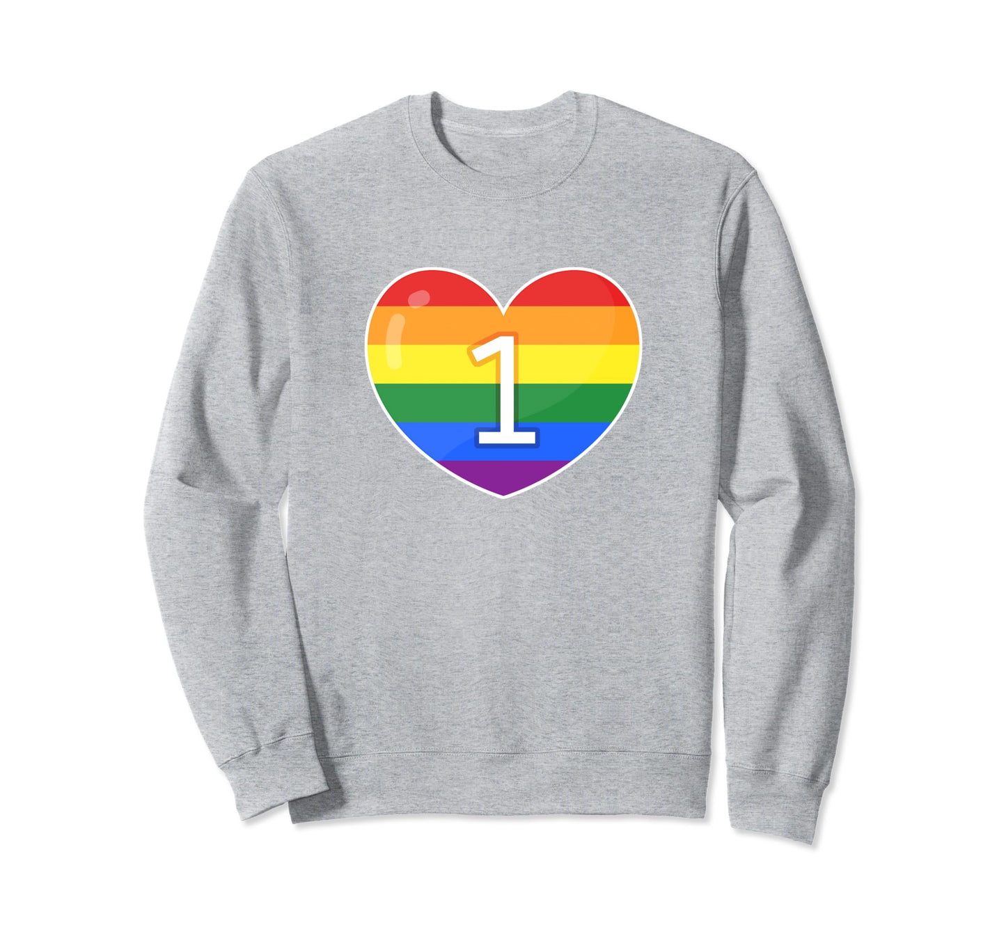 Rainbow Pride Sports Typography Sweatshirt - Fun Novelty Design Unisex - T-Shirt, Sweatshirt, Hoodie
