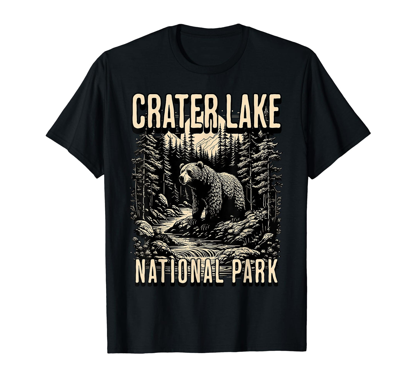 Crater Lake National Park Oregon T-Shirt - Fun Novelty Design Men Women - T-Shirt, Sweatshirt, Hoodie