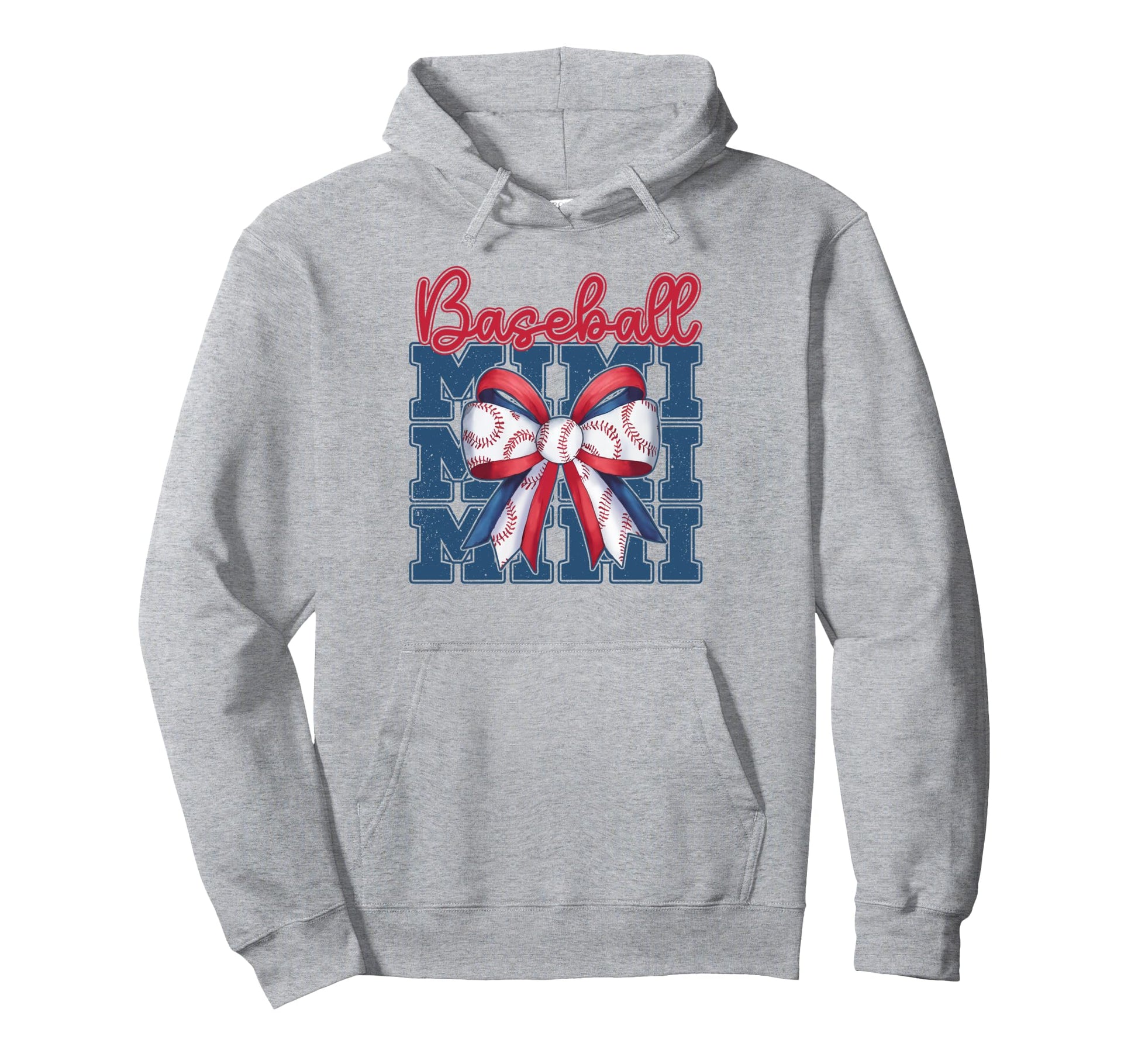 Baseball Mimi Coquette Bow Sport Mom Hoodie - Custom Art Print Men Women - T-Shirt, Sweatshirt, Hoodie