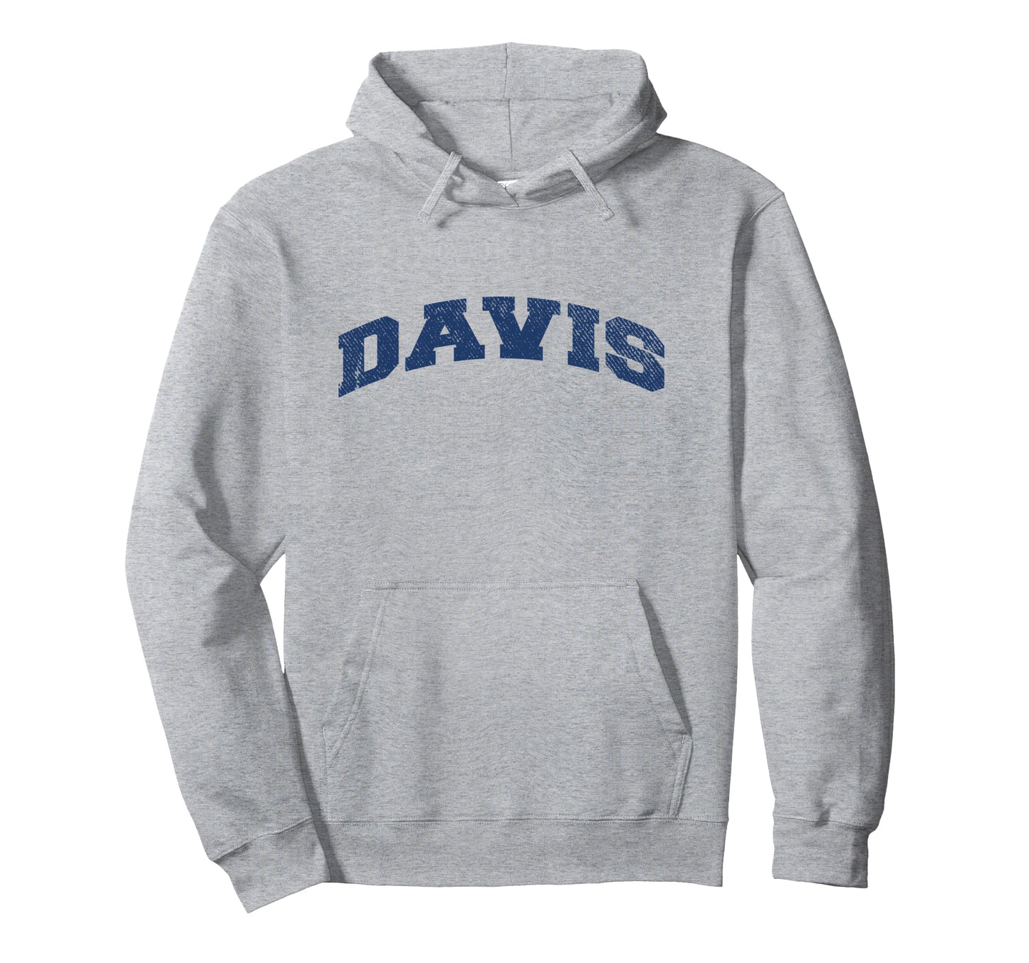 Davis California Varsity Grey Hoodie - Unique Graphic Men Women - T-Shirt, Sweatshirt, Hoodie