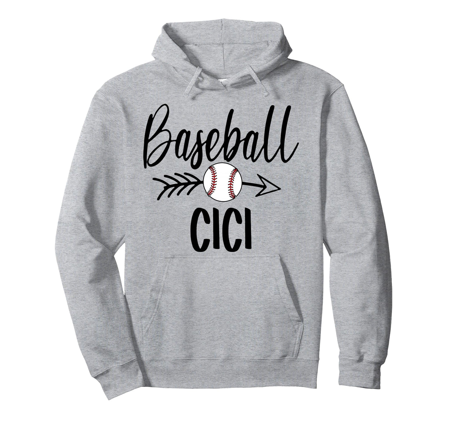 Baseball Cici Arrow Fathers Hoodie - Casual Everyday Wear for Adults - T-Shirt, Sweatshirt, Hoodie