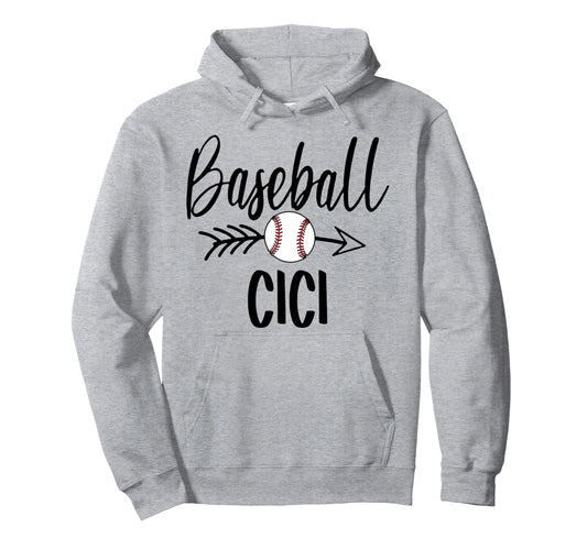 Baseball Cici Arrow Fathers Hoodie - Casual Everyday Wear for Adults - T-Shirt, Sweatshirt, Hoodie