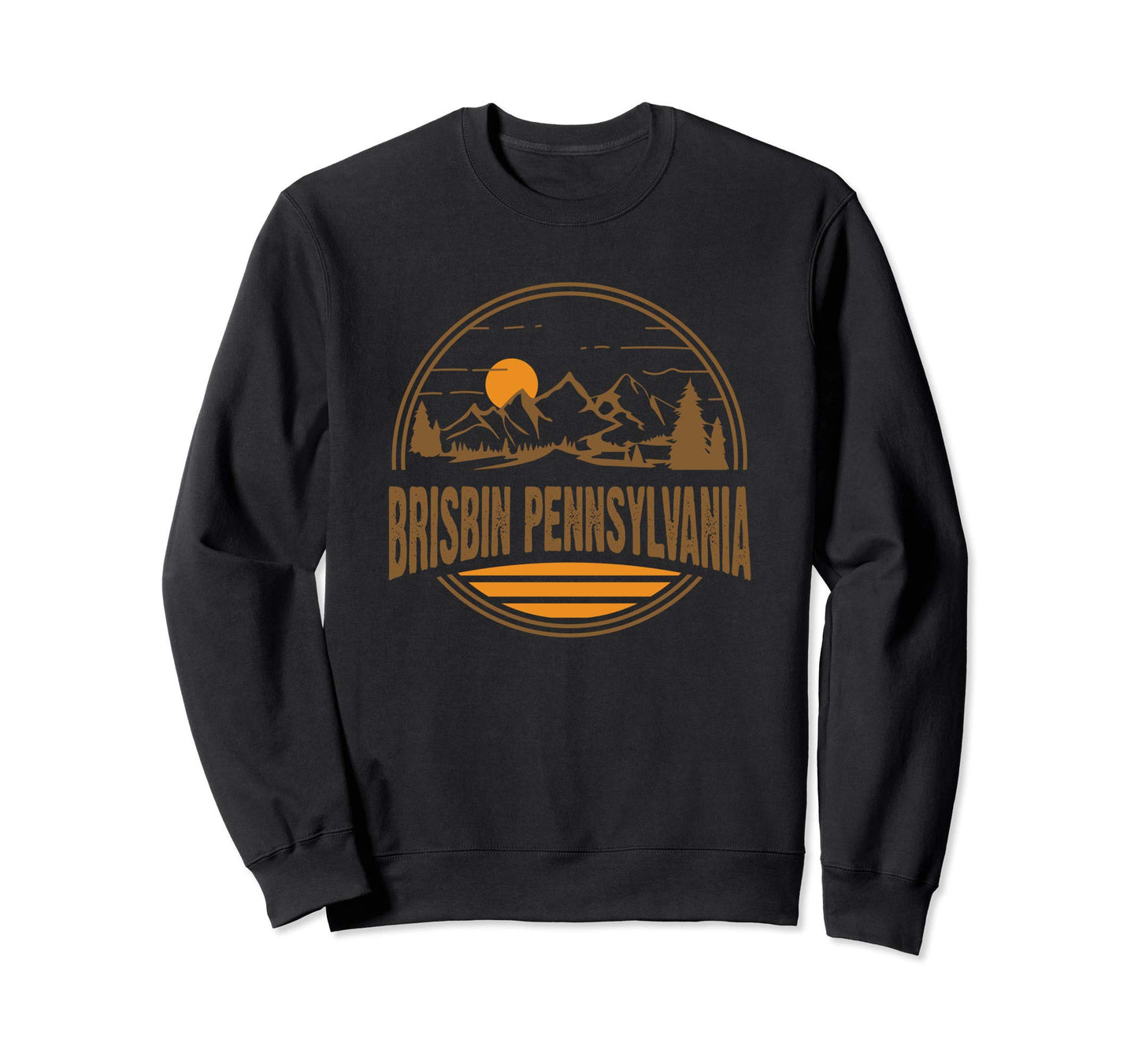 Brisbin Pennsylvania Mountain Hiking Sweatshirt - Unique Graphic Men Women - T-Shirt, Sweatshirt, Hoodie