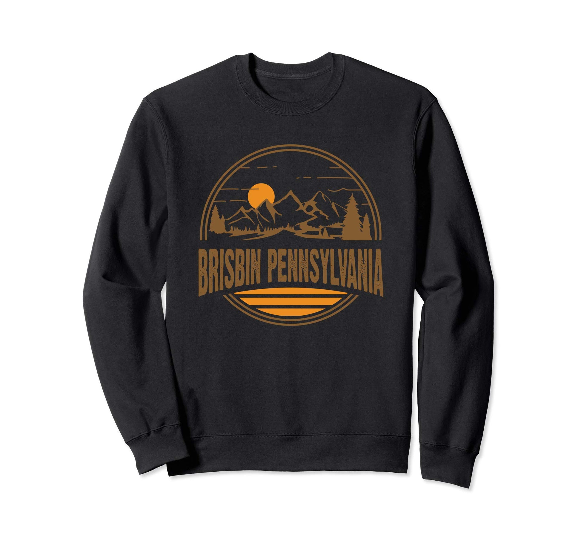 Brisbin Pennsylvania Mountain Hiking Sweatshirt - Unique Graphic Men Women - T-Shirt, Sweatshirt, Hoodie