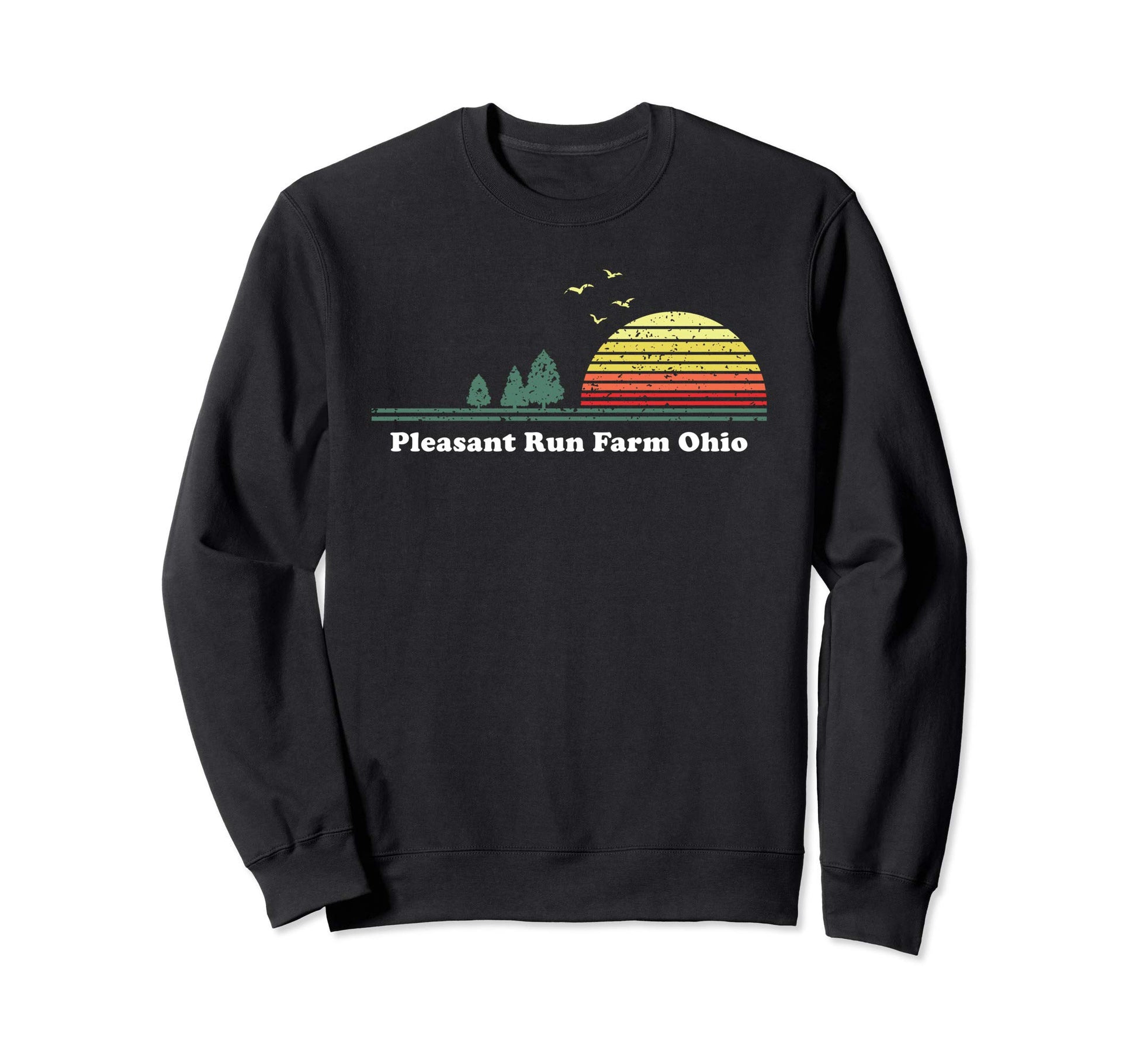 Pleasant Run Farm Ohio Sunset Souvenir Sweatshirt - Graphic Print Unisex - T-Shirt, Sweatshirt, Hoodie