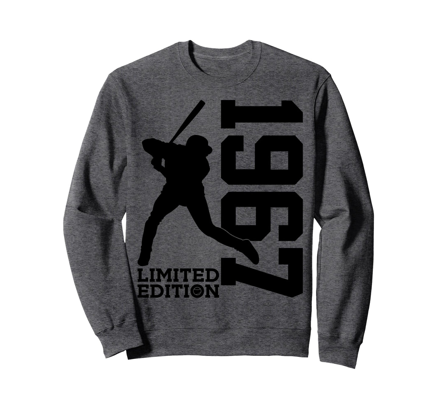 58Th Birthday Baseball 1967 Sweatshirt - Custom Art Print Men Women - T-Shirt, Sweatshirt, Hoodie