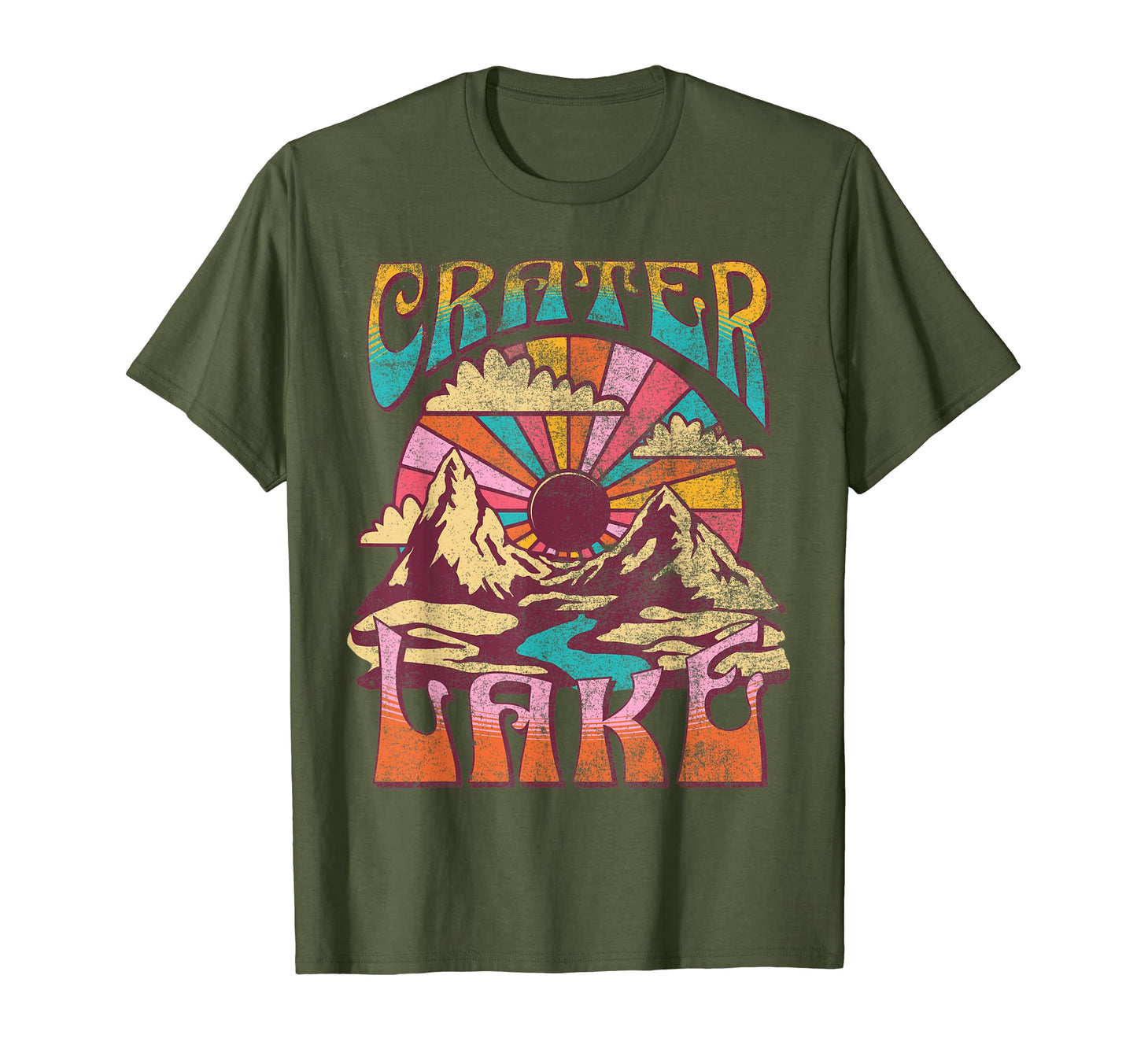 Crater Lake Oregon Nature Hiking T-Shirt - Streetwear Style Unisex - T-Shirt, Sweatshirt, Hoodie