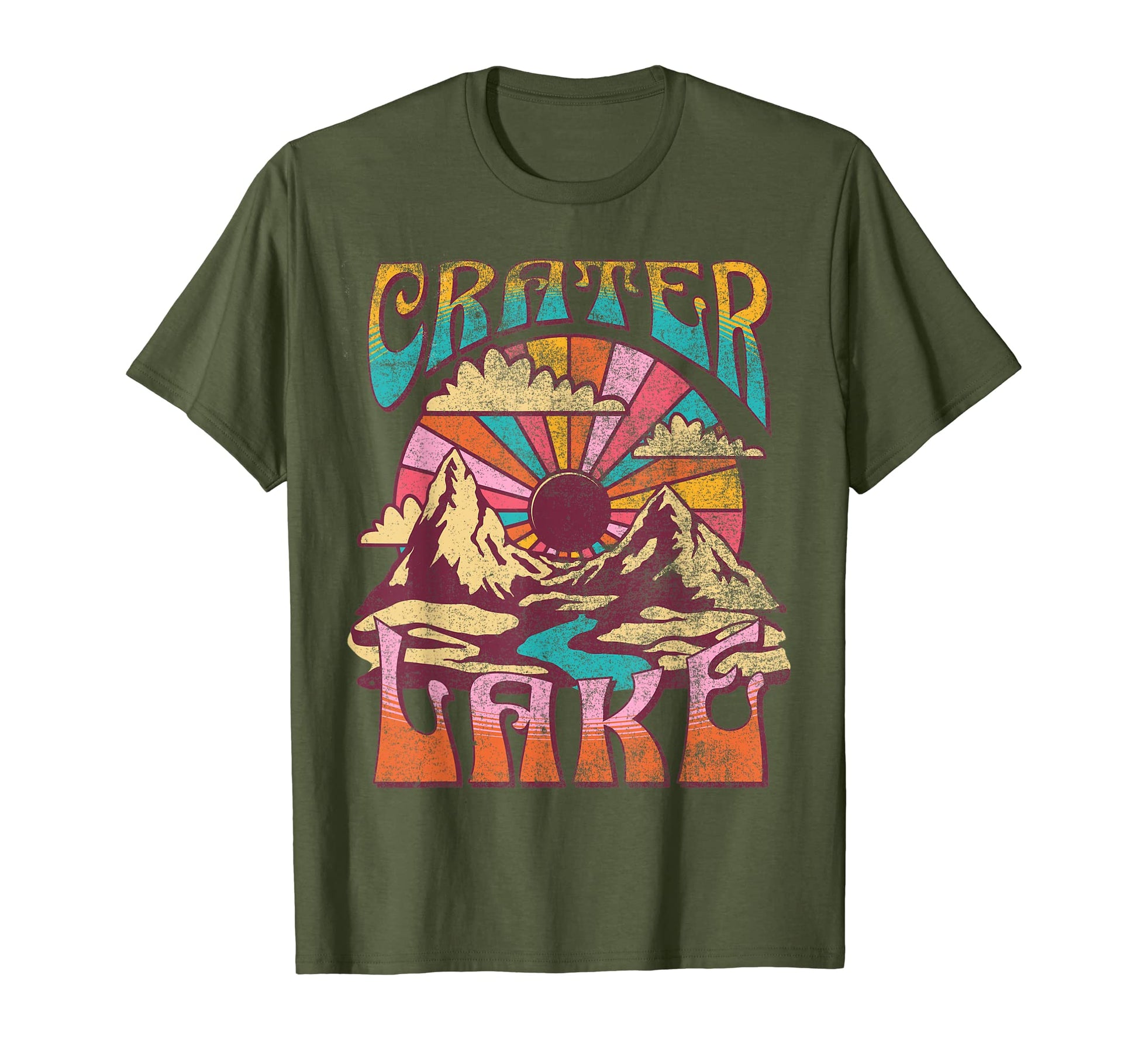 Crater Lake Oregon Nature Hiking T-Shirt - Streetwear Style Unisex - T-Shirt, Sweatshirt, Hoodie