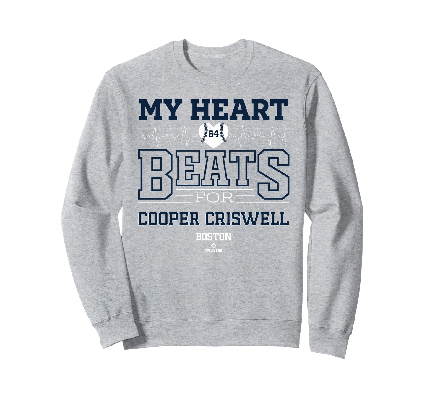 My Heart Beats Cooper Criswell Sweatshirt - Unique Graphic for Adults - T-Shirt, Sweatshirt, Hoodie
