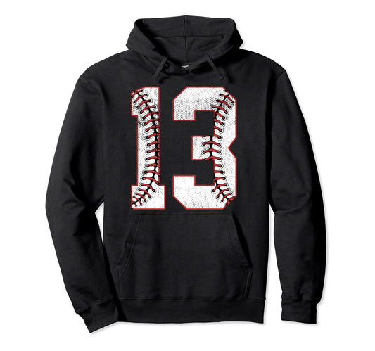 13Th Birthday Party Thirteen 13 Year Old Hoodie - Custom Art Print Unisex - T-Shirt, Sweatshirt, Hoodie