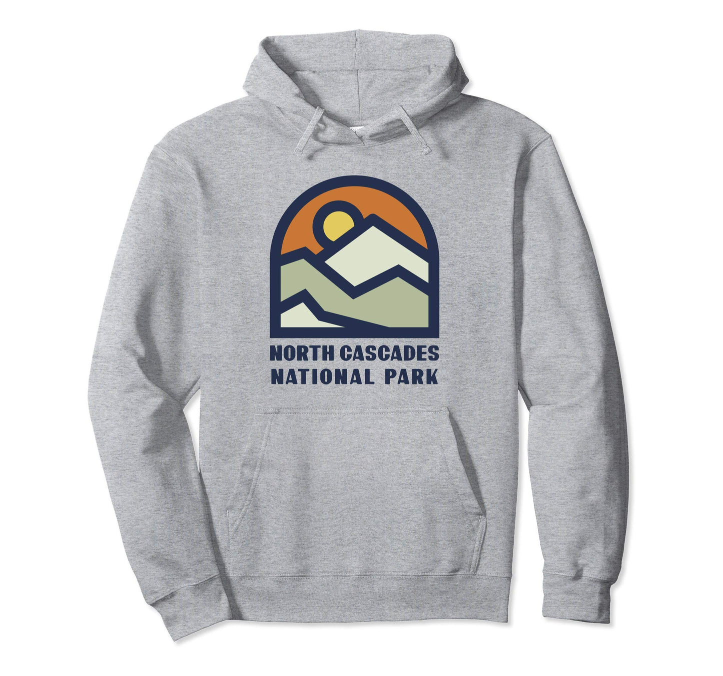 Family Vacation Gift North Cascades Hoodie - Unique Graphic for Adults - T-Shirt, Sweatshirt, Hoodie