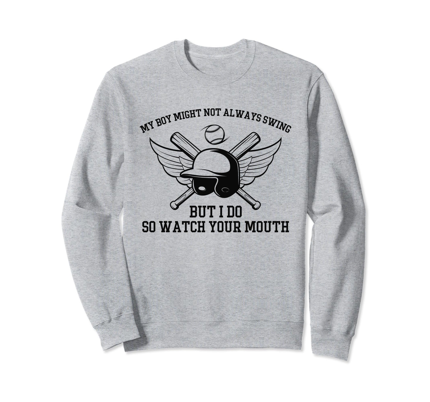 My Might Not Always Swing But I Do Sweatshirt - Trendy Graphic for Adults - T-Shirt, Sweatshirt, Hoodie