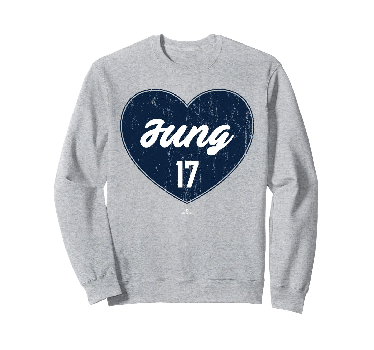 Distressed Heart Jace Jung Detroit Sweatshirt - Graphic Print Unisex - T-Shirt, Sweatshirt, Hoodie