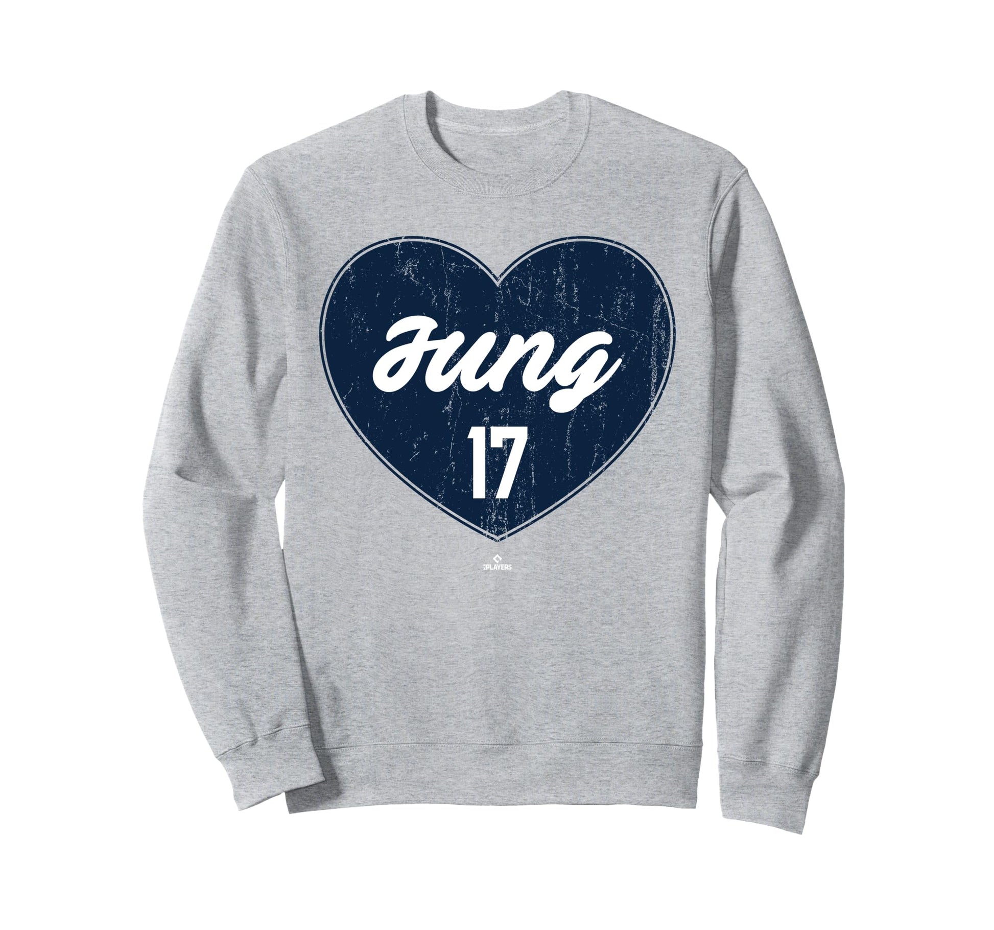 Distressed Heart Jace Jung Detroit Sweatshirt - Graphic Print Unisex - T-Shirt, Sweatshirt, Hoodie