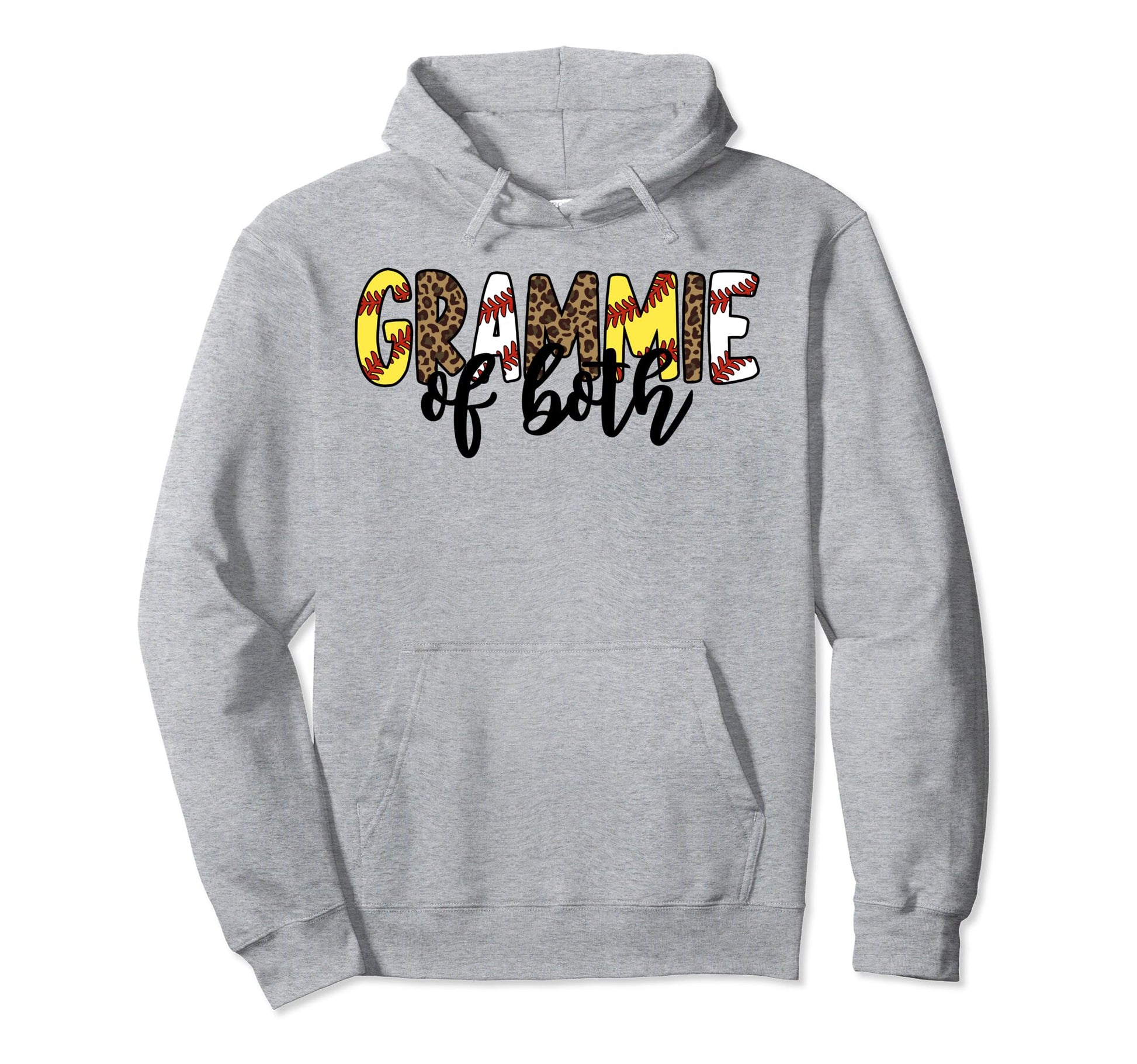 Leopard Grammie Both Mothers Day Ballpark Hoodie - Custom Art Print Unisex - T-Shirt, Sweatshirt, Hoodie