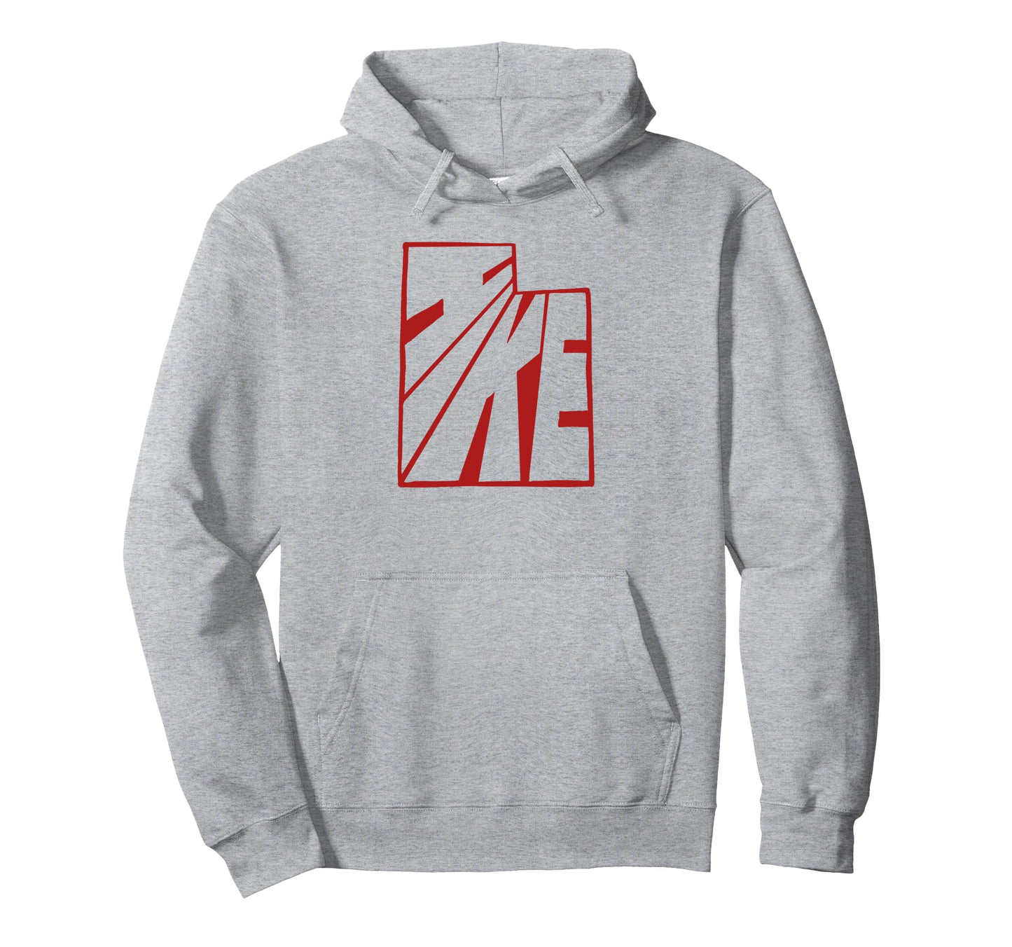 Hike Utah State Outdoor Hiking Typography Hoodie - Graphic Print Unisex - T-Shirt, Sweatshirt, Hoodie