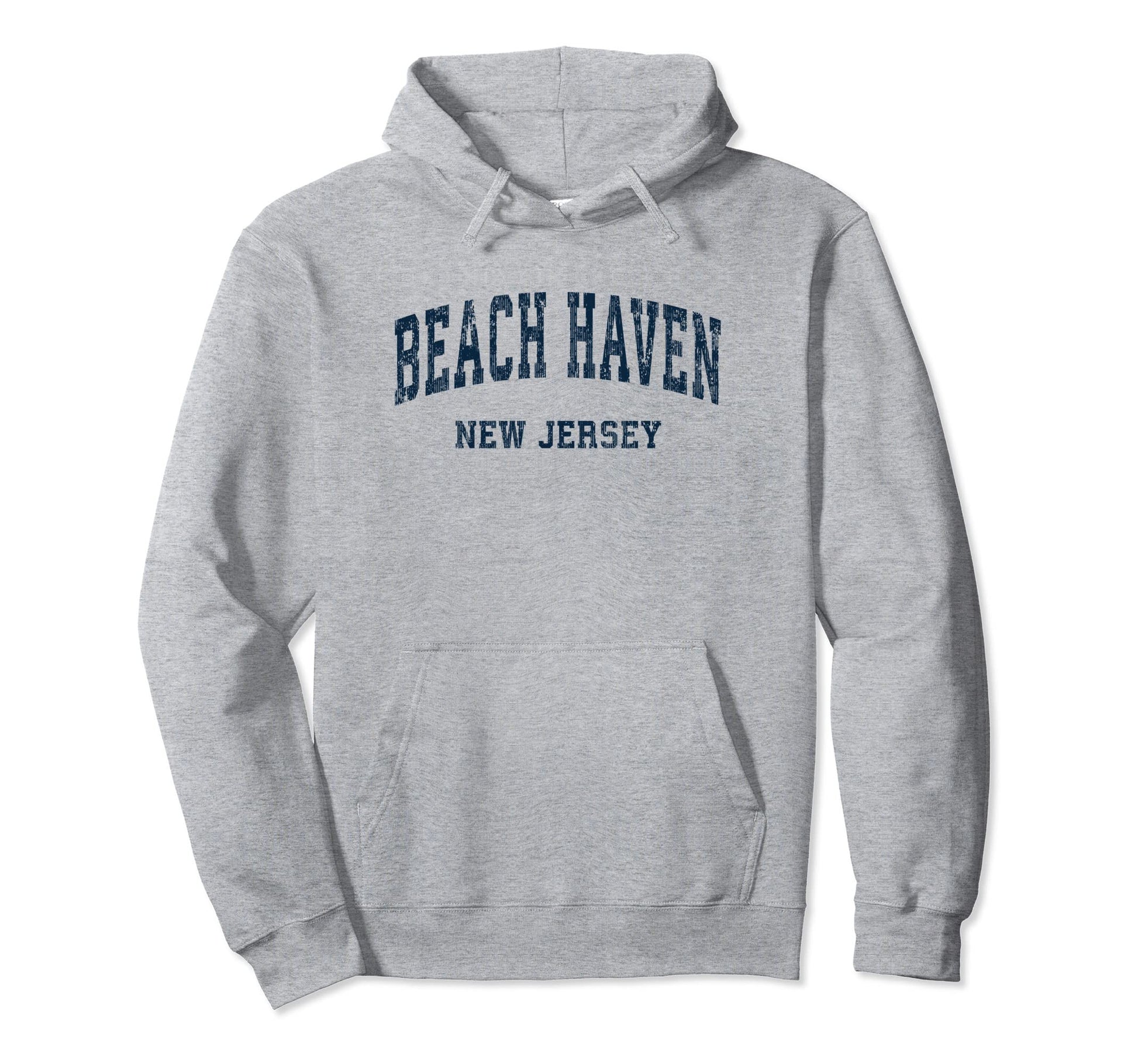 Beach Haven New Jersey Nj Varsity Hoodie - Novelty Apparel Men Women - T-Shirt, Sweatshirt, Hoodie