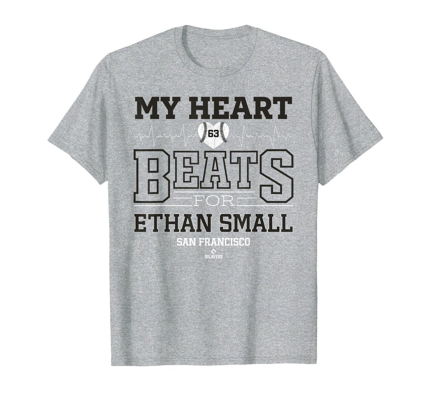 My Heart Beats Ethan Small San T-Shirt - Trendy Graphic Men Women - T-Shirt, Sweatshirt, Hoodie