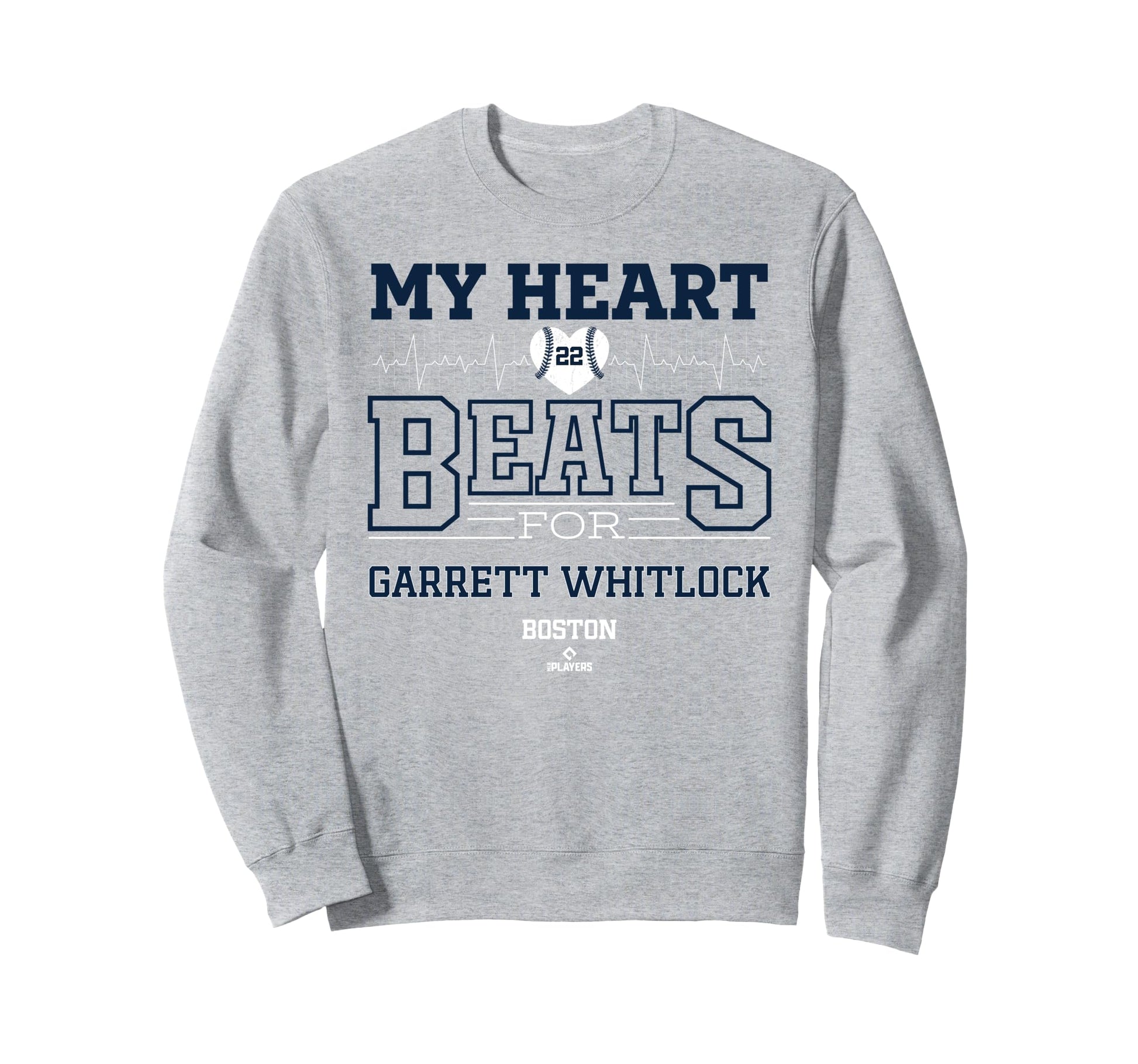 My Heart Beats Garrett Whitlock Sweatshirt - Minimalist Print for Adults - T-Shirt, Sweatshirt, Hoodie