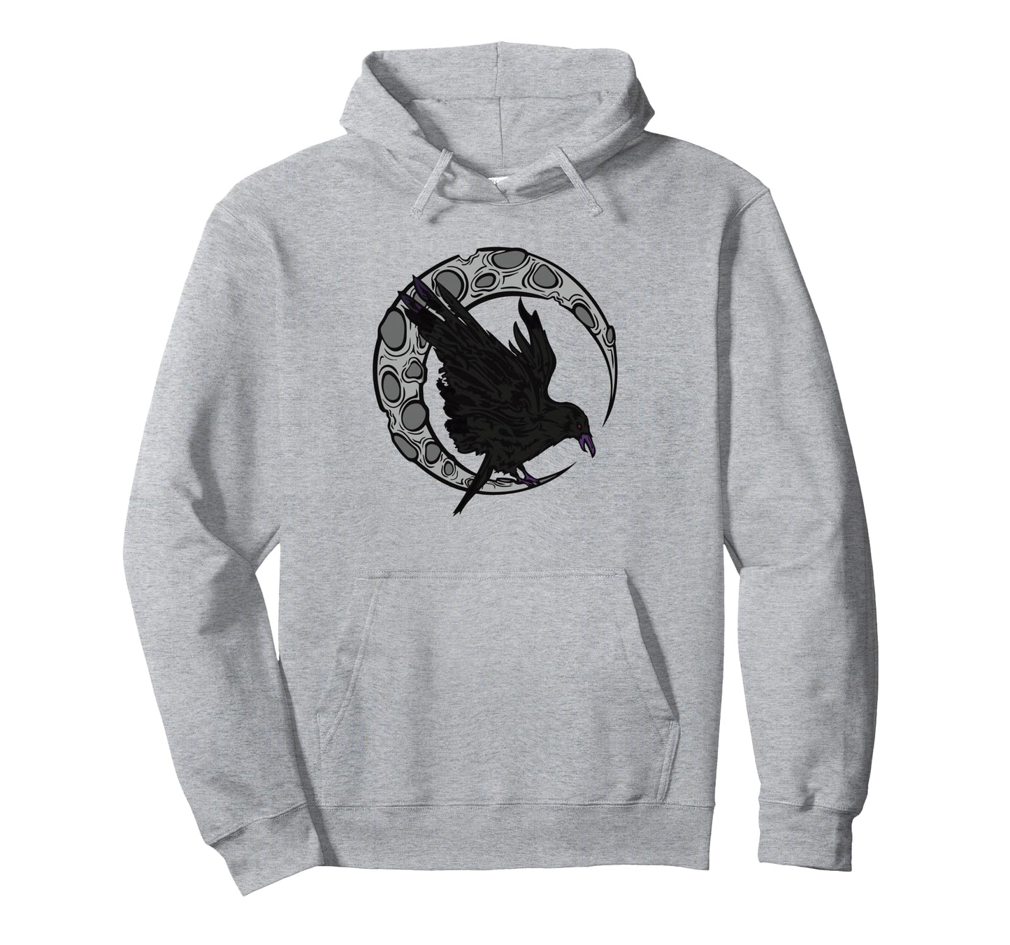 Alt Emo Y2K Fairycore Nordic Crow Crescent Hoodie - Trendy Graphic Unisex - T-Shirt, Sweatshirt, Hoodie