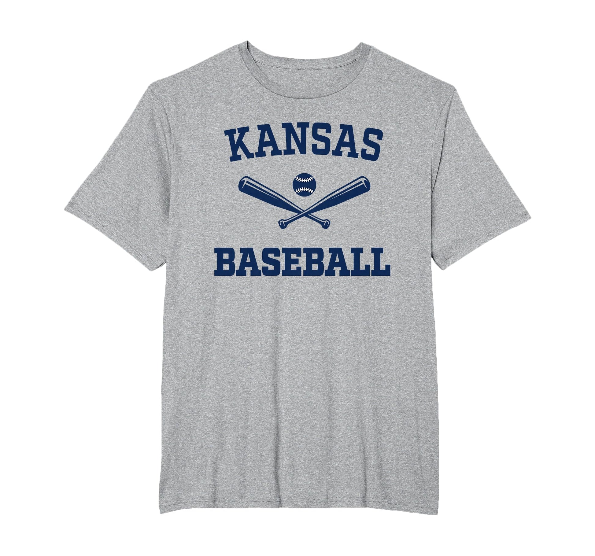 Kansas Baseball Athletic Sports Fan T-Shirt - Unique Graphic for Adults - T-Shirt, Sweatshirt, Hoodie
