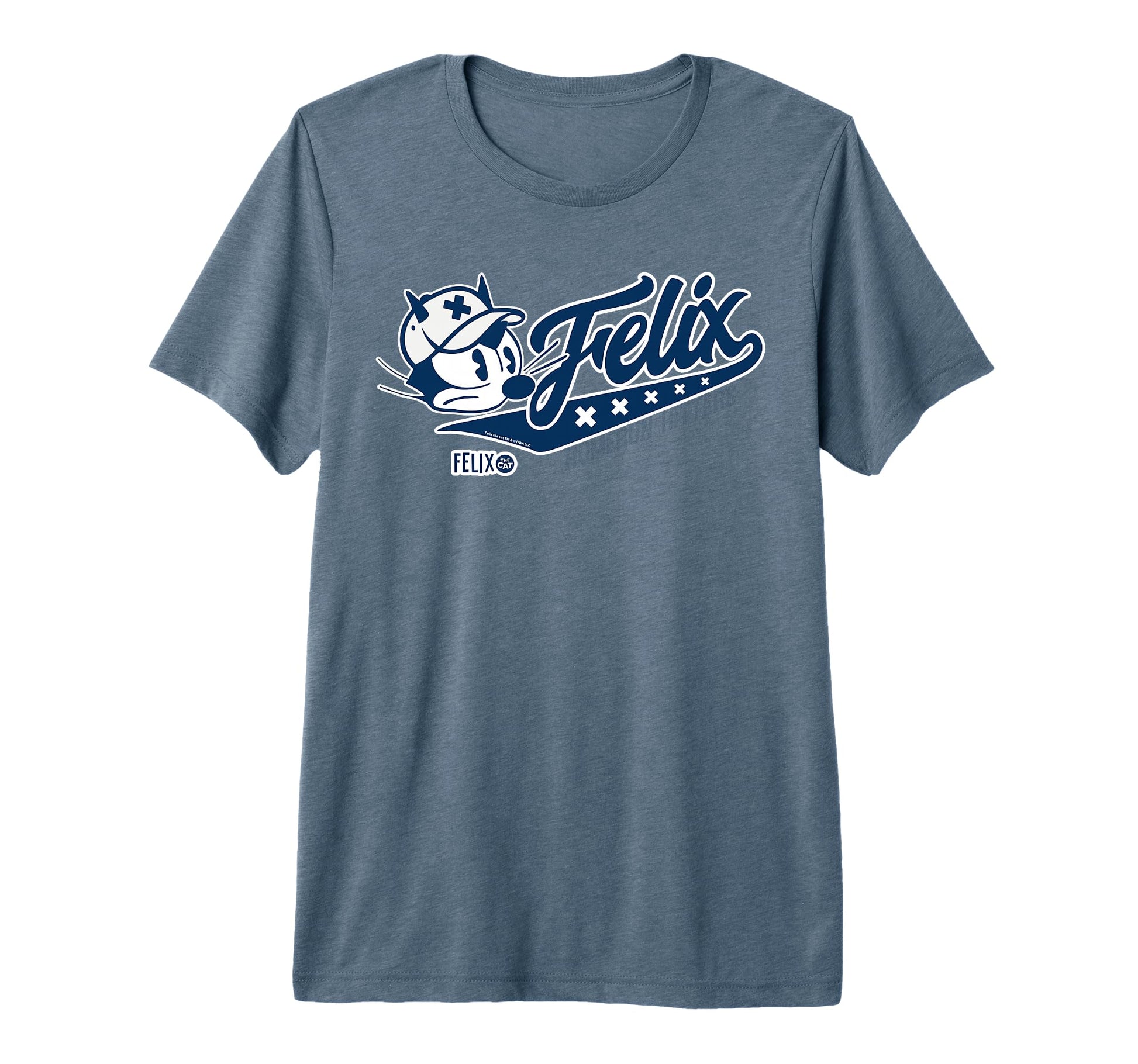 Felix Cat Homerun Hitters Americana T-Shirt - Minimalist Print for Adults - T-Shirt, Sweatshirt, Hoodie