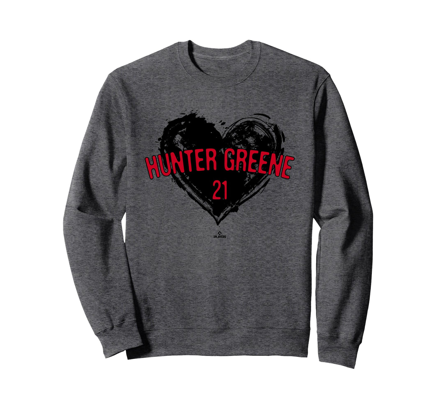 Distressed Heart Hunter Greene Sweatshirt - Trendy Graphic Unisex - T-Shirt, Sweatshirt, Hoodie