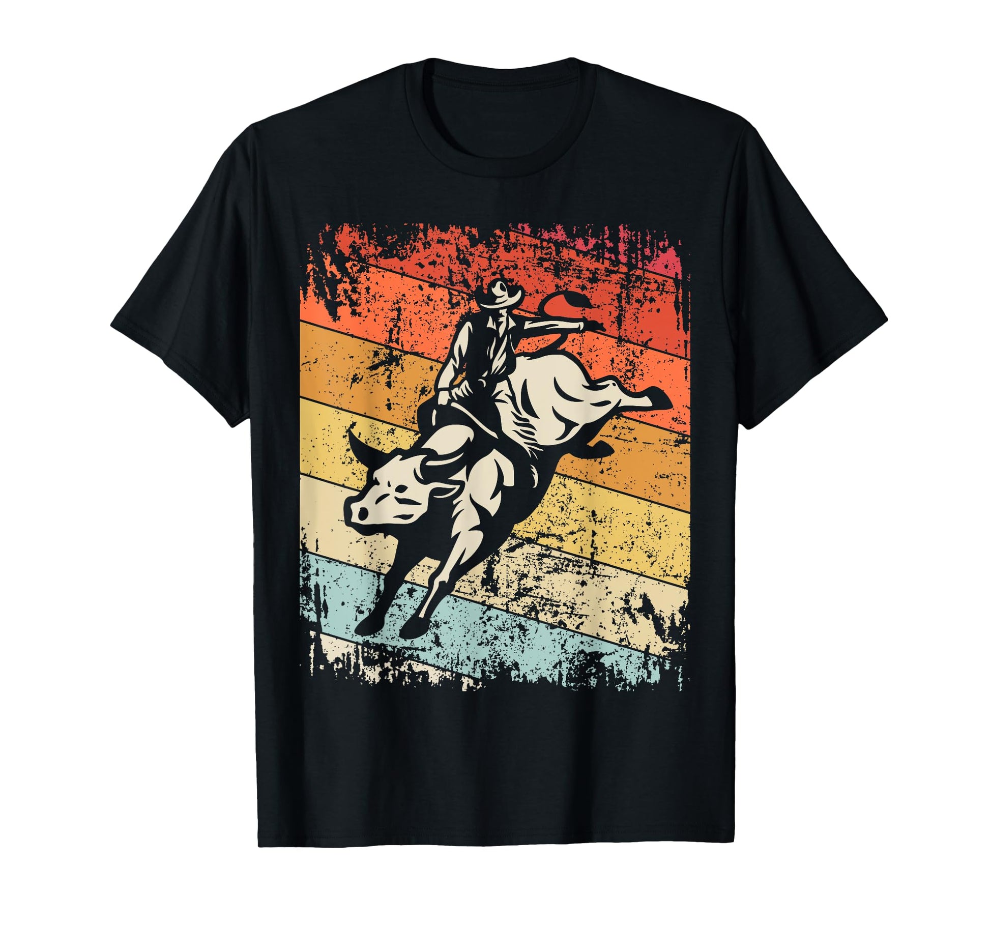 Bull Riding Cowboy Bull Rodeo T-Shirt - Casual Everyday Wear for Adults - T-Shirt, Sweatshirt, Hoodie