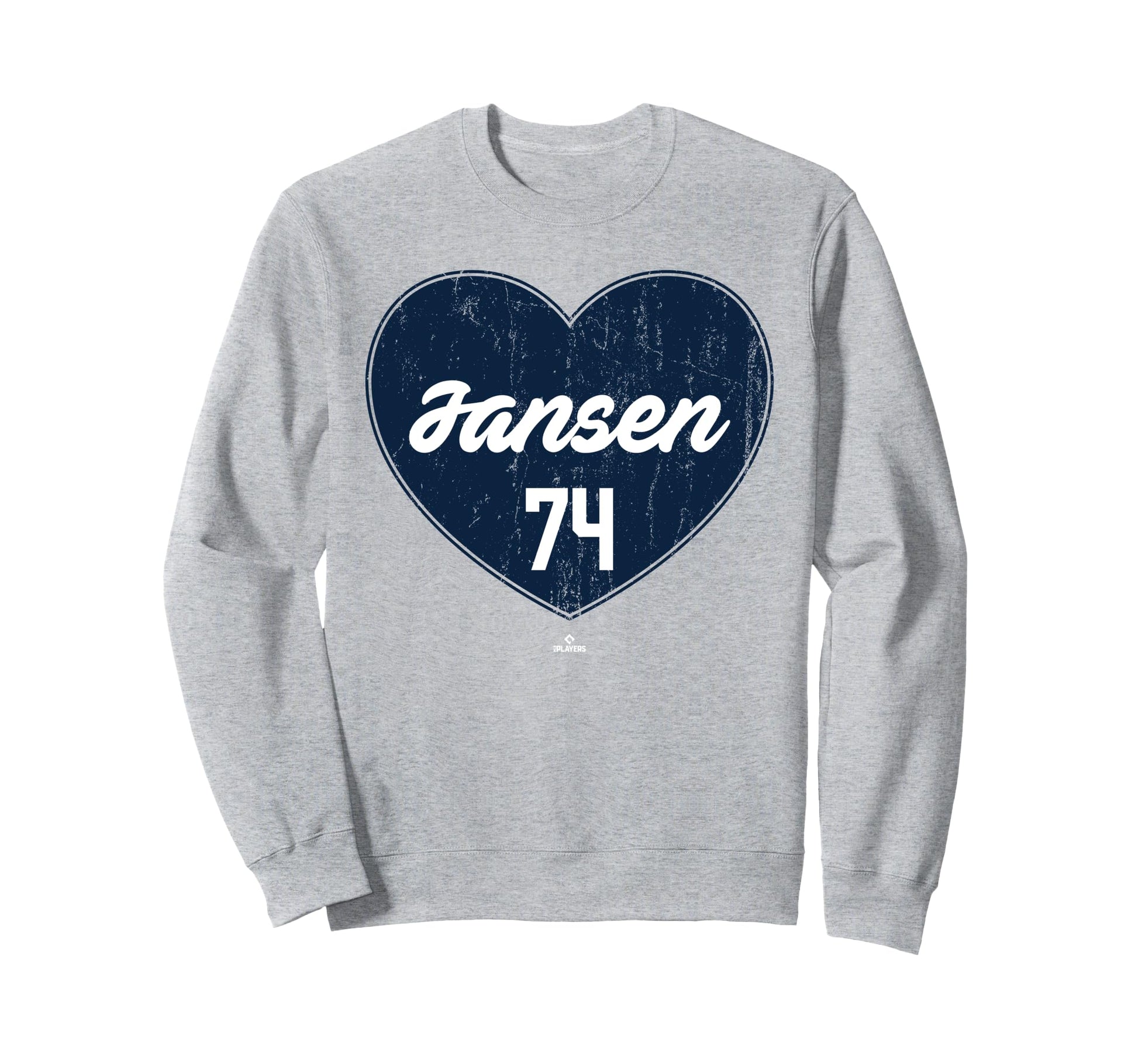 Distressed Heart Kenley Jansen Sweatshirt - Trendy Graphic for Adults - T-Shirt, Sweatshirt, Hoodie