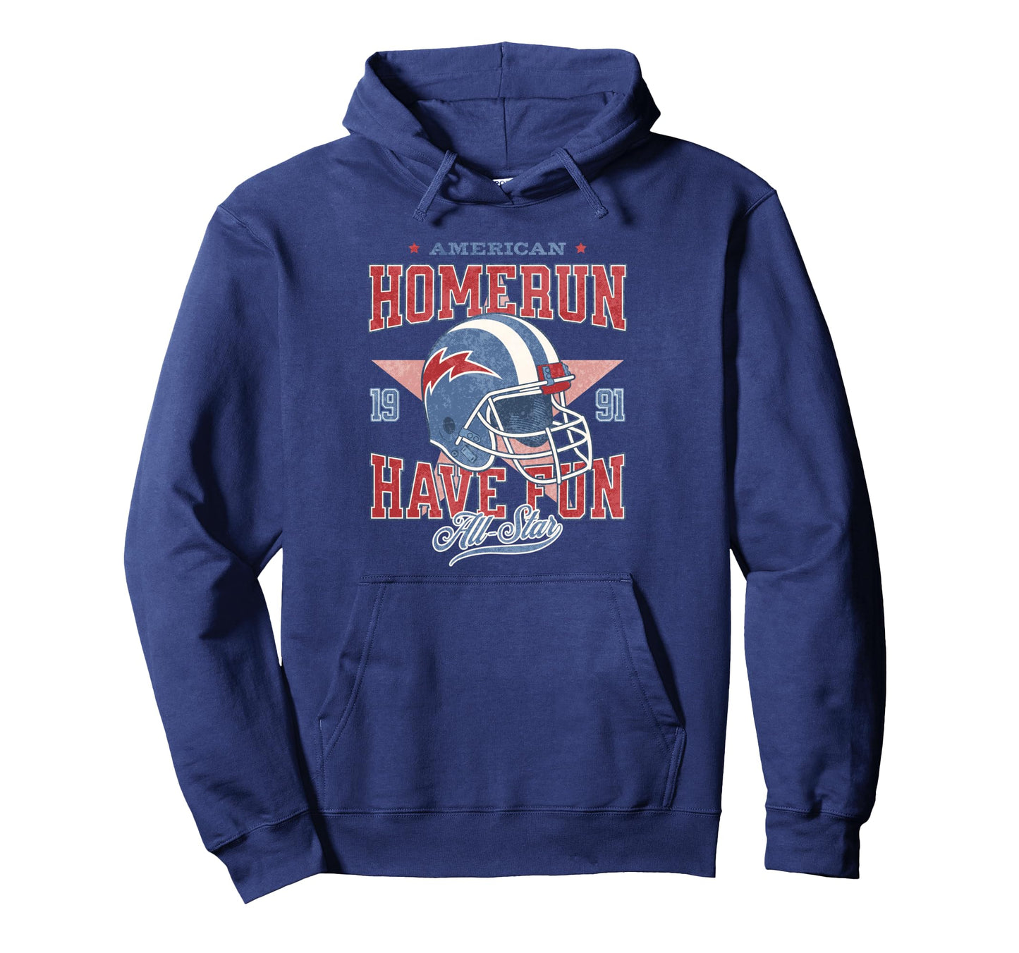 Homerun Have Fun American Sports Hoodie - Unique Graphic for Adults - T-Shirt, Sweatshirt, Hoodie