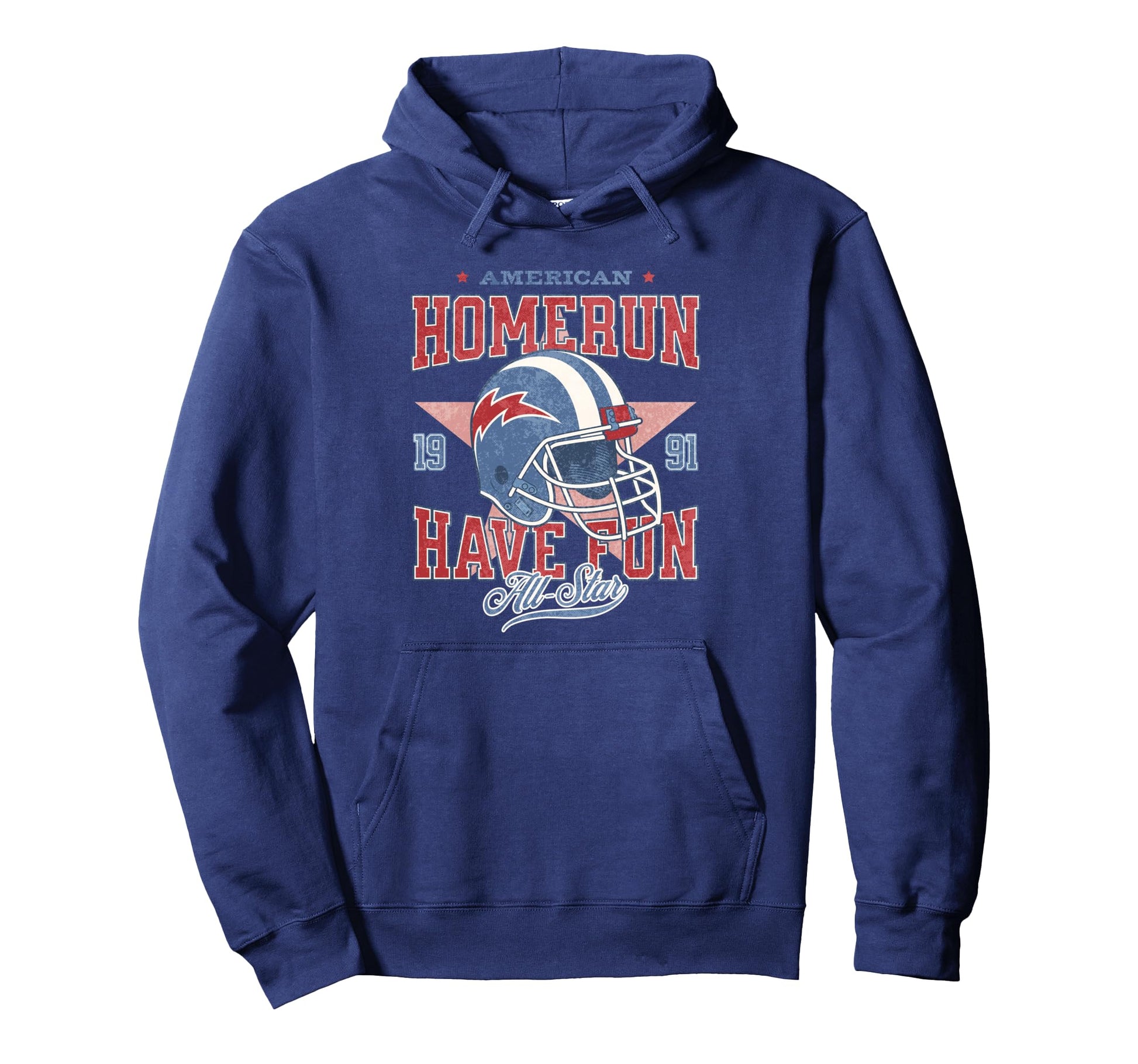 Homerun Have Fun American Sports Hoodie - Unique Graphic for Adults - T-Shirt, Sweatshirt, Hoodie