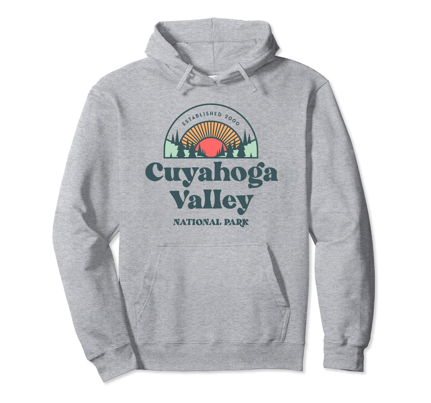 Family Vacation Cuyahoga Valley Hoodie - Minimalist Print for Adults - T-Shirt, Sweatshirt, Hoodie