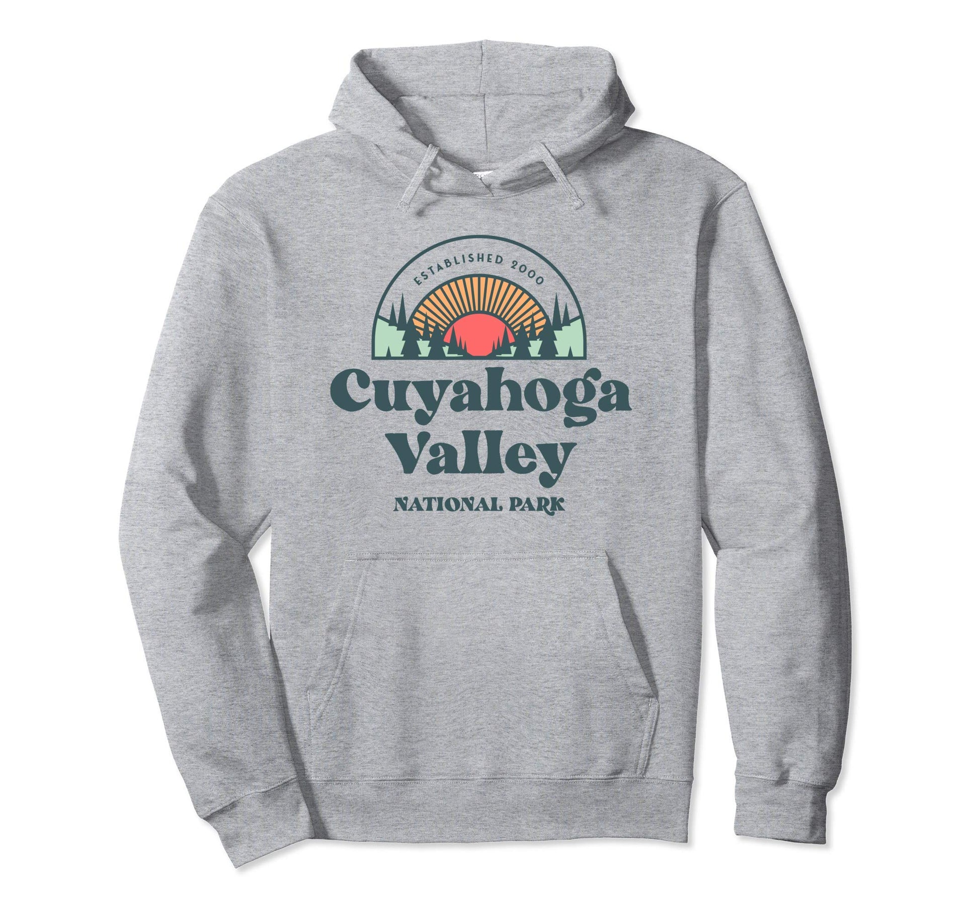 Family Vacation Cuyahoga Valley Hoodie - Minimalist Print for Adults - T-Shirt, Sweatshirt, Hoodie