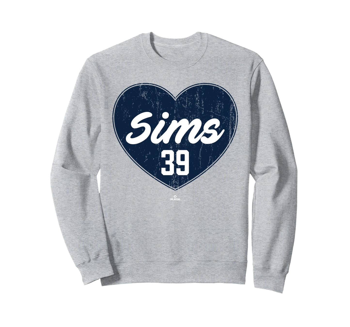 Distressed Heart Lucas Sims Boston Sweatshirt - Trendy Graphic Unisex - T-Shirt, Sweatshirt, Hoodie