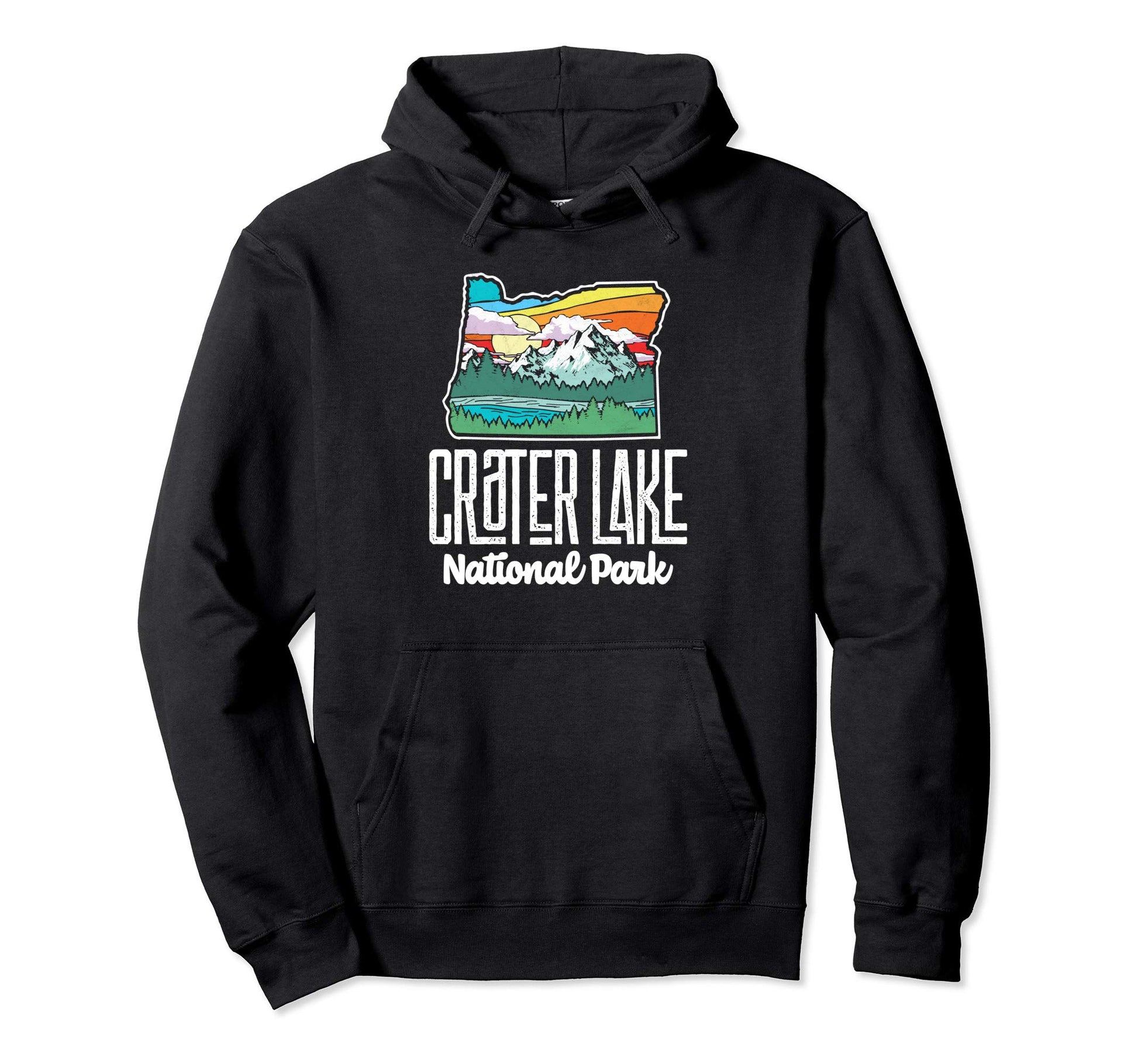 Crater Lake National Park Oregon Nature Hoodie - Novelty Apparel for Adults - T-Shirt, Sweatshirt, Hoodie