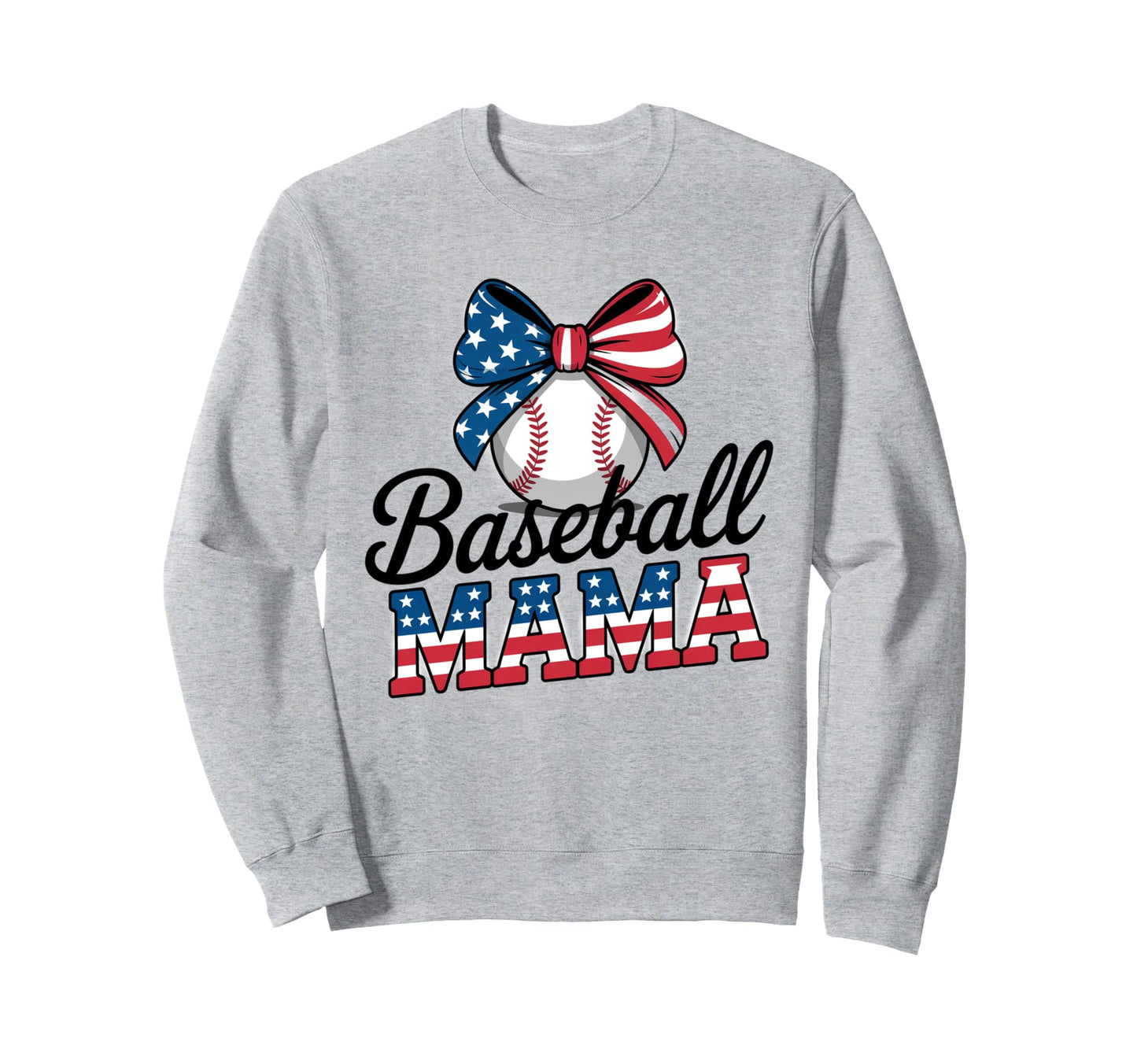 Coquette Bow American Baseball Sweatshirt - Casual Everyday Wear Unisex - T-Shirt, Sweatshirt, Hoodie
