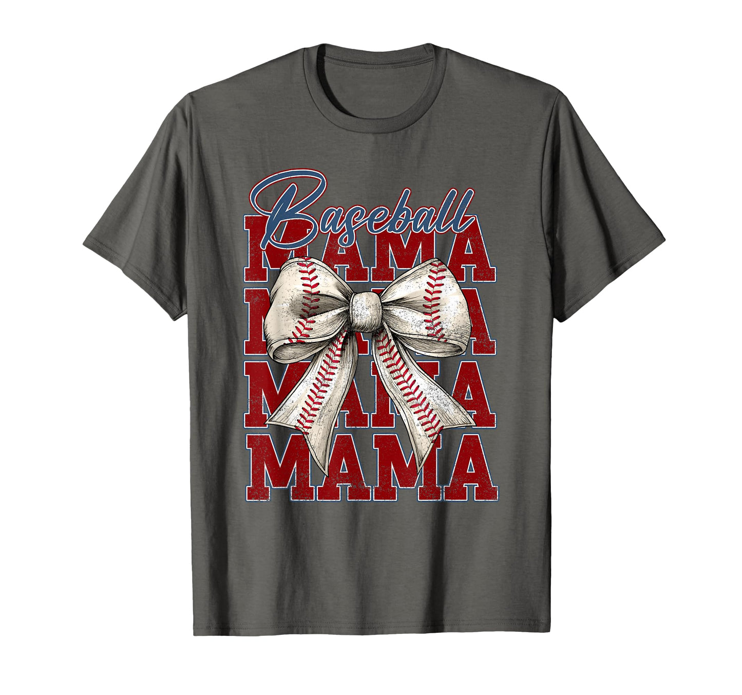 Baseball Mama Coquette Bow Game Day T-Shirt - Streetwear Style Unisex - T-Shirt, Sweatshirt, Hoodie