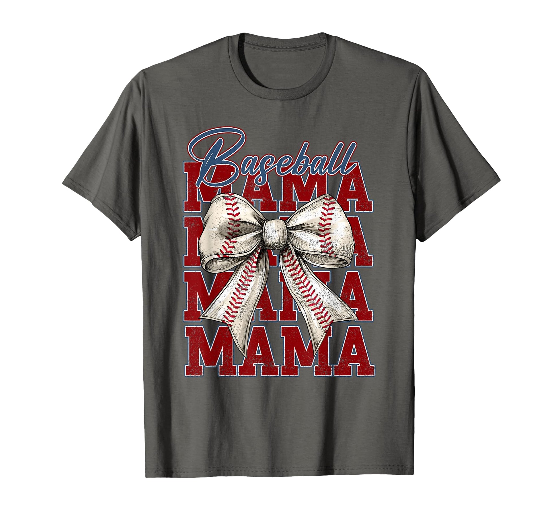 Baseball Mama Coquette Bow Game Day T-Shirt - Streetwear Style Unisex - T-Shirt, Sweatshirt, Hoodie