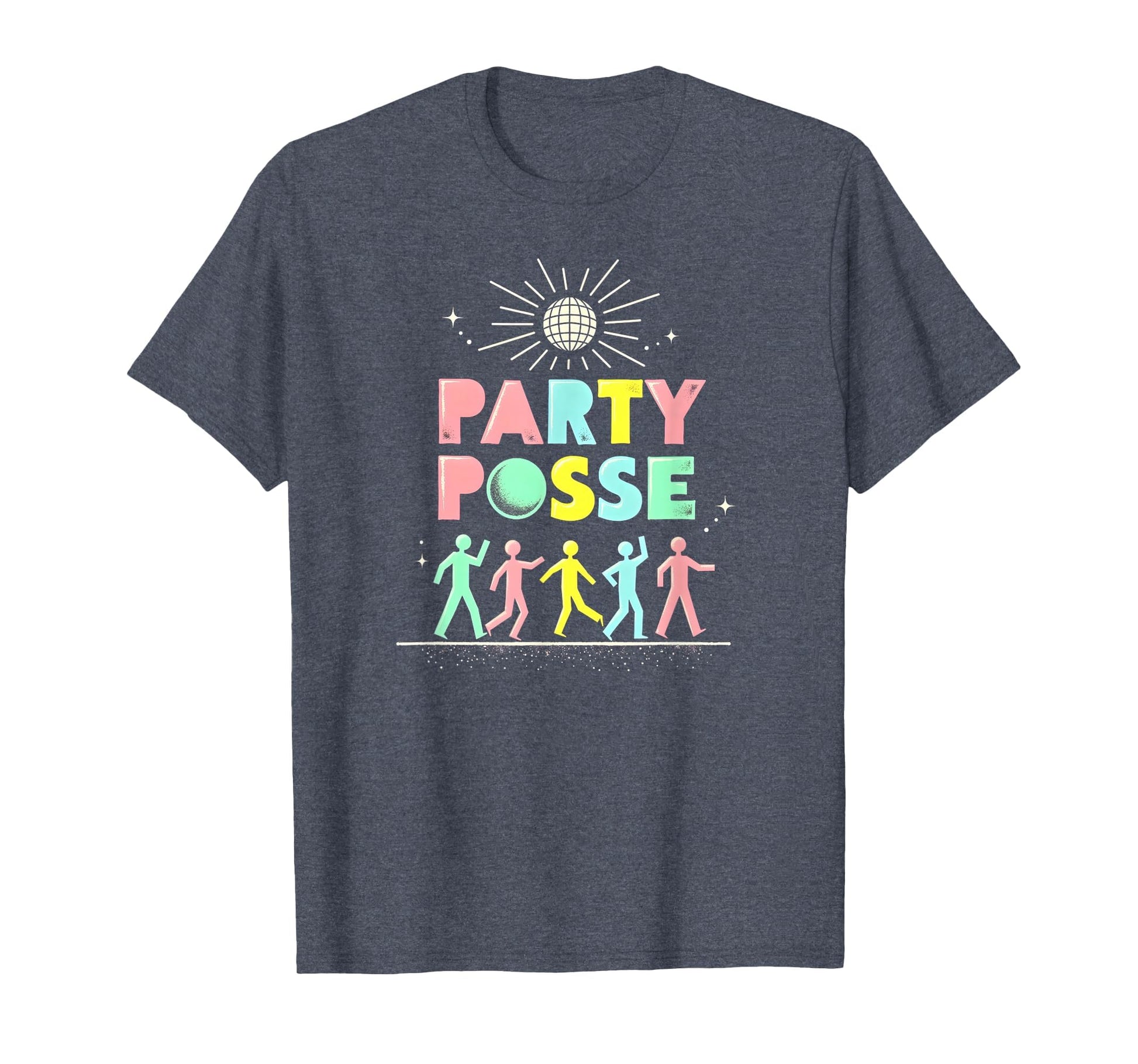 Party Posse Disco Fever Squad Night T-Shirt - Aesthetic Graphic Men Women - T-Shirt, Sweatshirt, Hoodie