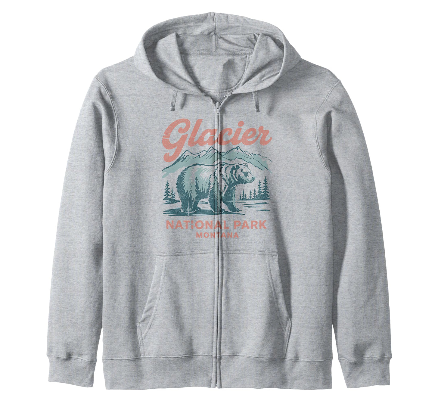 Glacier National Park Montana Usa Outdoor T-Shirt - Graphic Print Unisex - T-Shirt, Sweatshirt, Hoodie