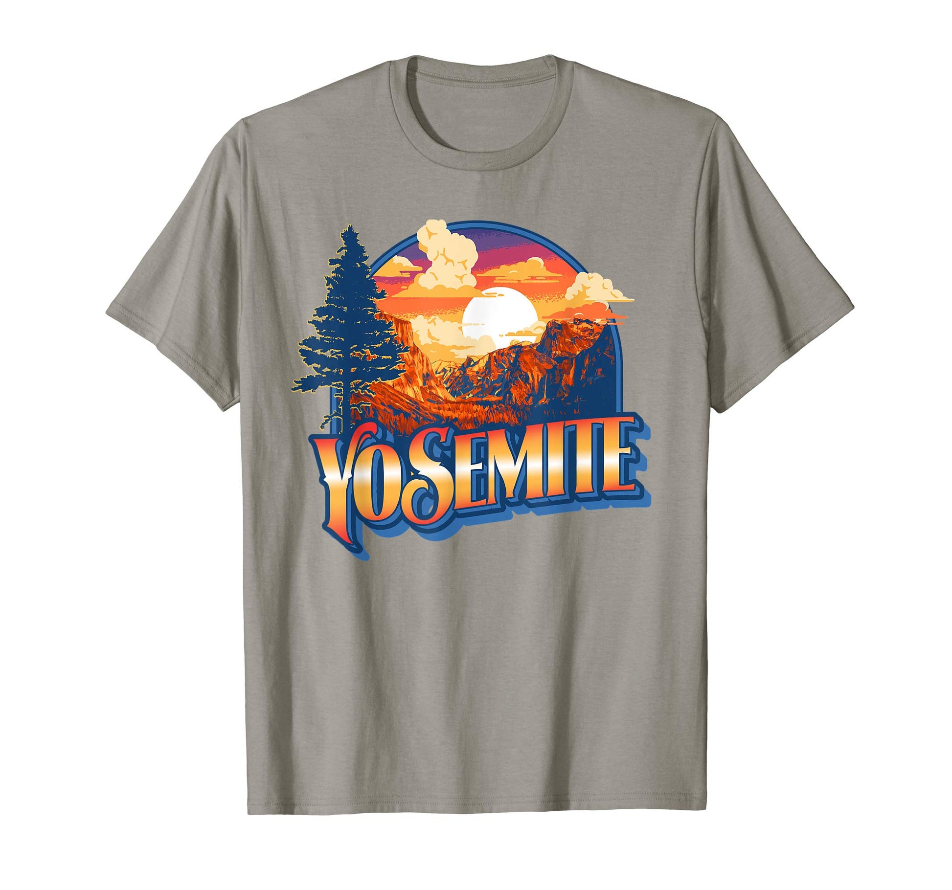Yosemite National Park California T-Shirt - Unique Graphic for Adults - T-Shirt, Sweatshirt, Hoodie