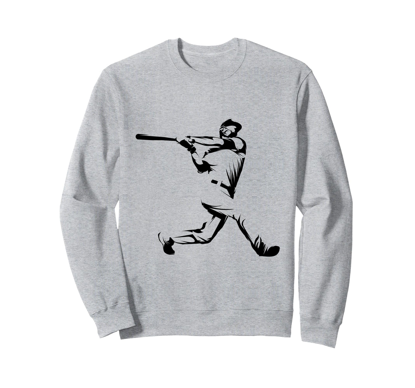 Baseball Player Hitter Taking Sweatshirt - Casual Everyday Wear Unisex - T-Shirt, Sweatshirt, Hoodie
