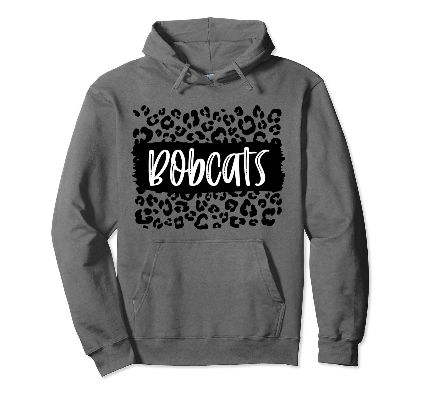 Bobcats Team Mascot School Spirit Game Hoodie - Graphic Print for Adults - T-Shirt, Sweatshirt, Hoodie